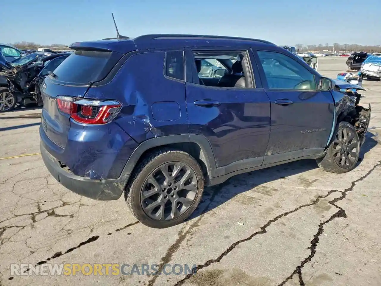 3 Photograph of a damaged car 3C4NJDEB8MT595905 JEEP COMPASS 2021