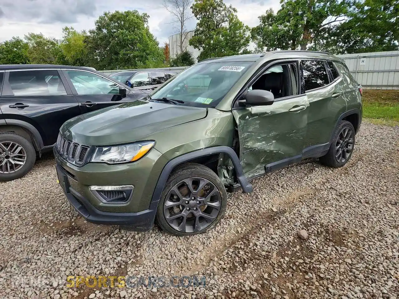 1 fotografías del automóvil dañado 3C4NJDEB9MT532537 JEEP COMPASS 2021