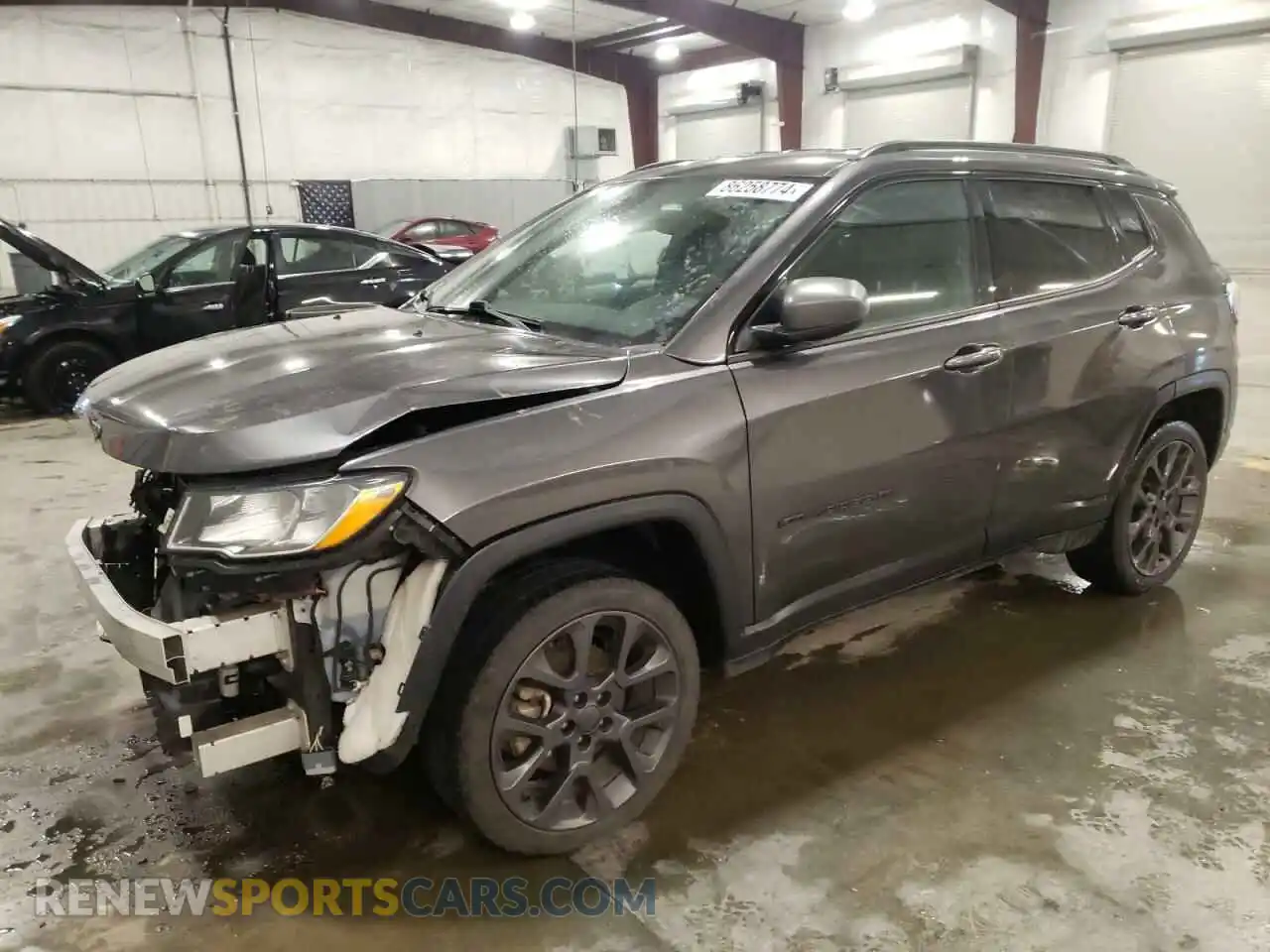 1 Photograph of a damaged car 3C4NJDEB9MT537785 JEEP COMPASS 2021