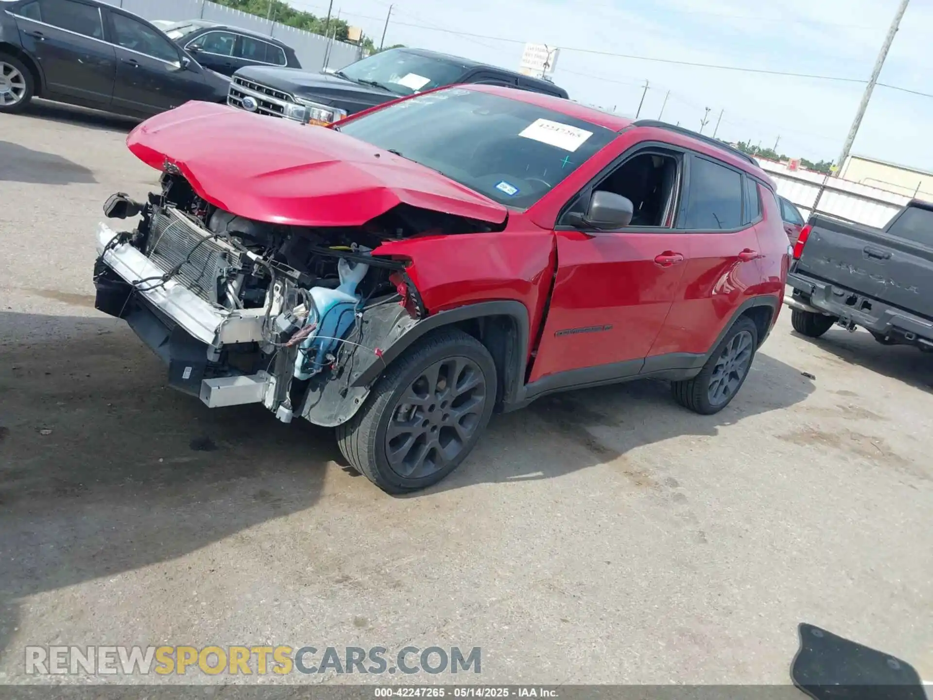 2 Photograph of a damaged car 3C4NJDEB9MT593337 JEEP COMPASS 2021