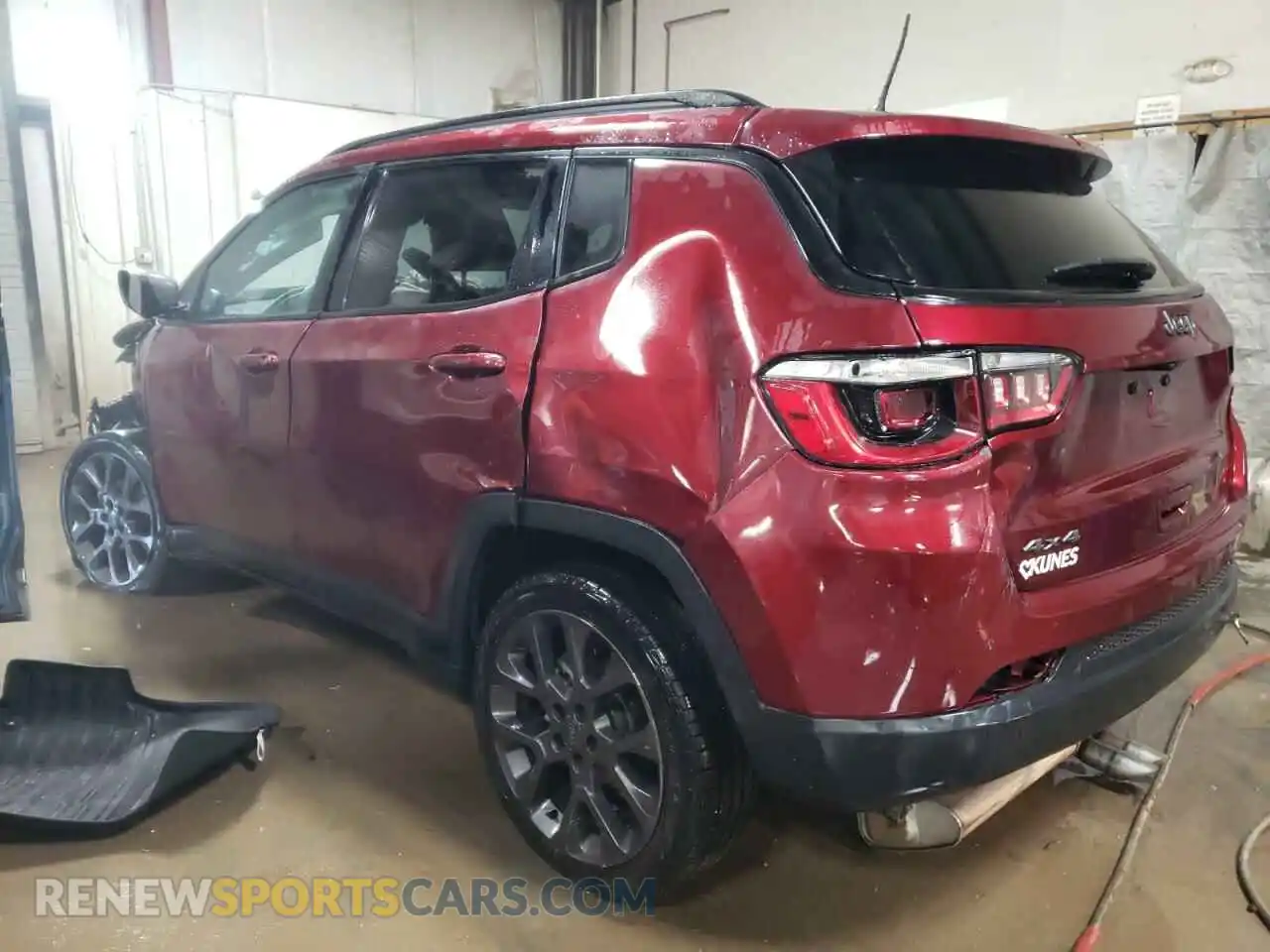 2 Photograph of a damaged car 3C4NJDEB9MT595010 JEEP COMPASS 2021