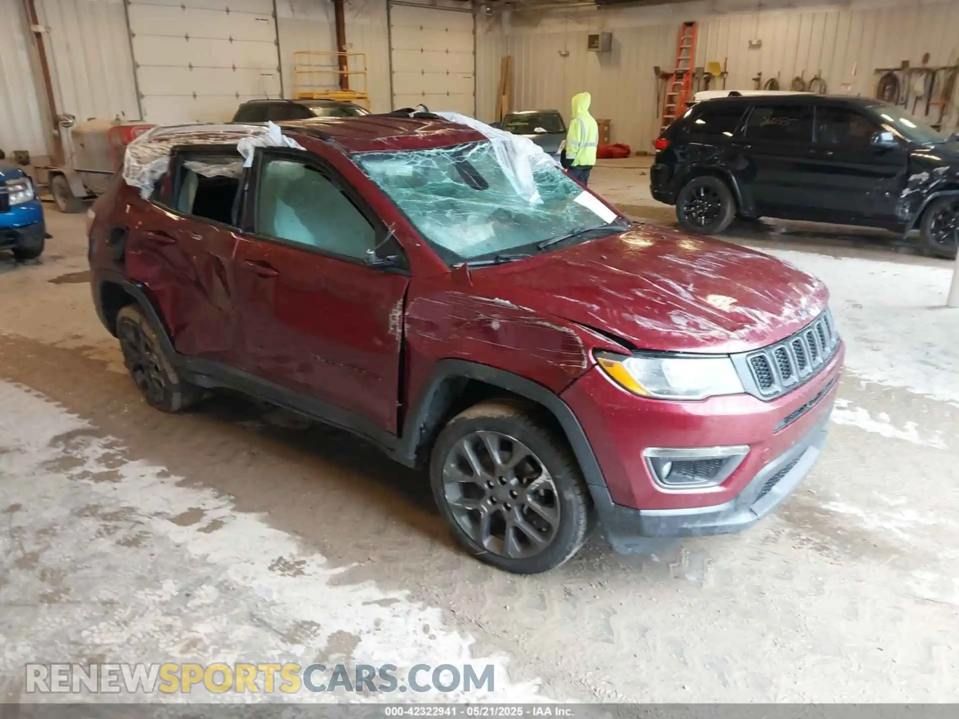 1 Photograph of a damaged car 3C4NJDEBXMT529078 JEEP COMPASS 2021