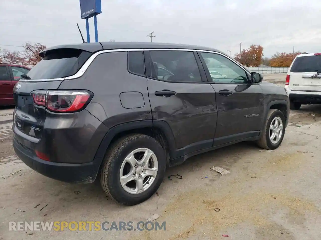 3 Photograph of a damaged car 3C4NJCAB0NT224836 JEEP COMPASS 2022