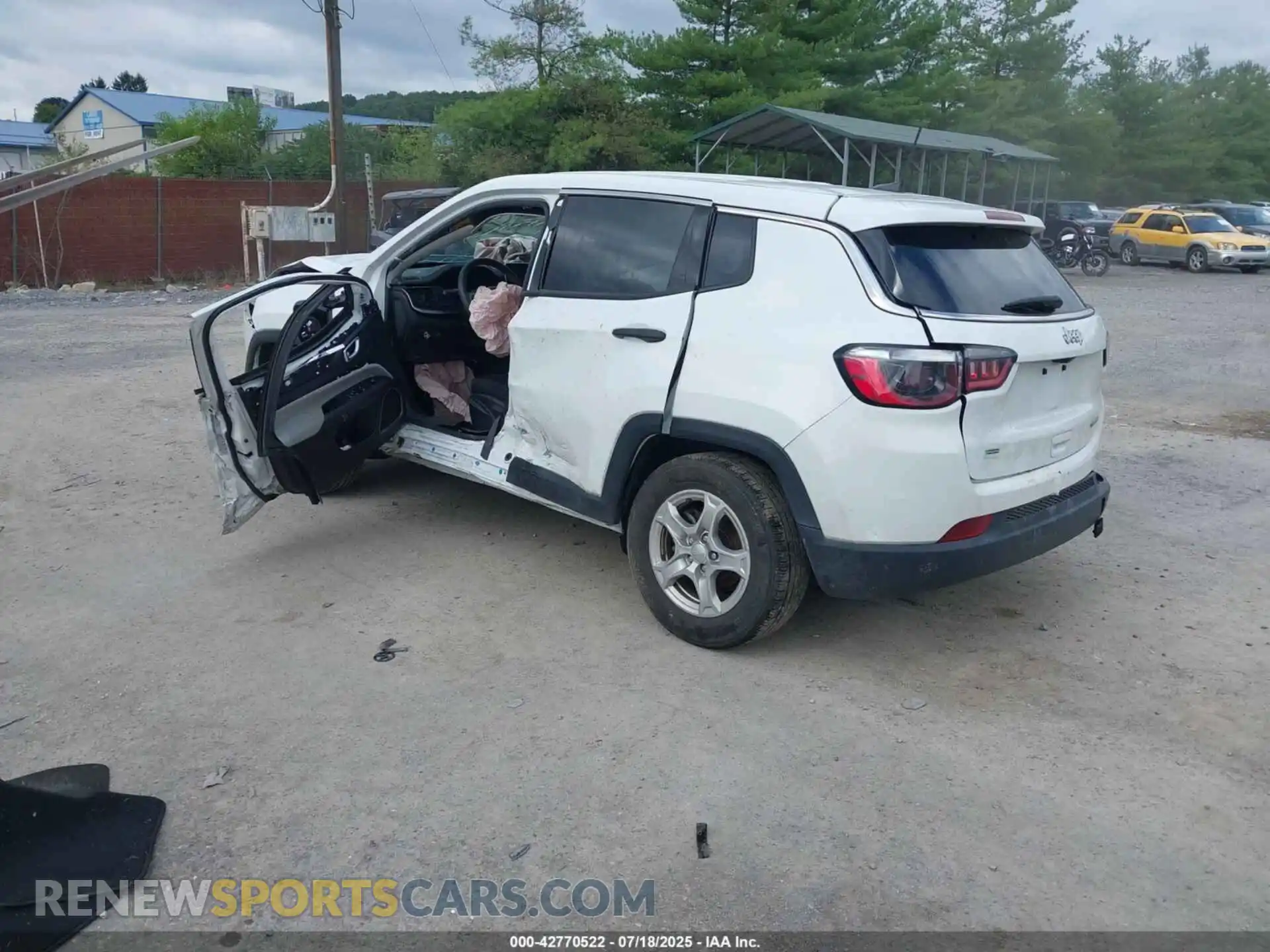 3 Photograph of a damaged car 3C4NJCAB3NT101130 JEEP COMPASS 2022