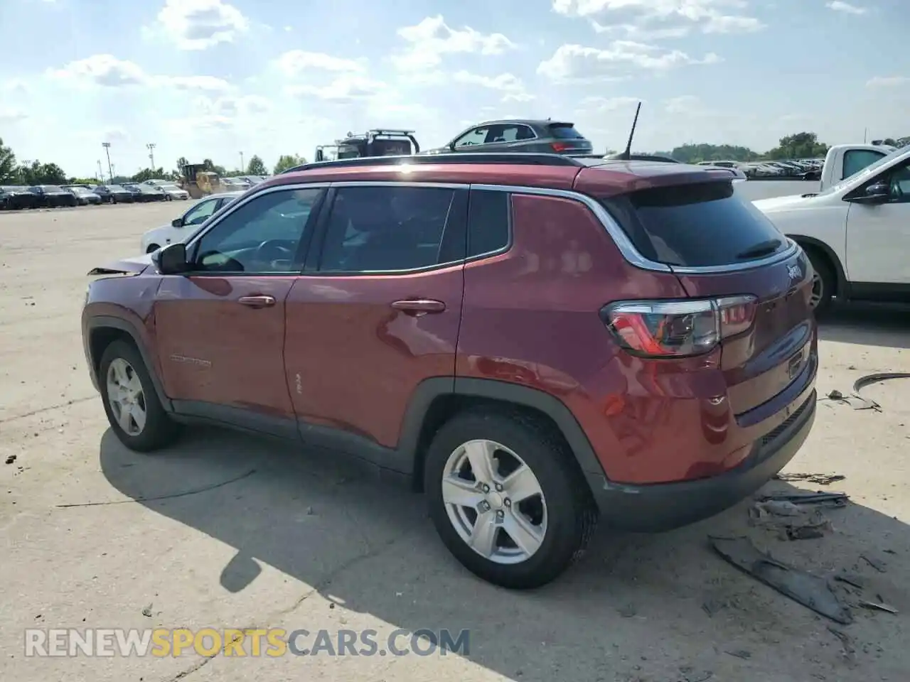 2 Photograph of a damaged car 3C4NJCBB1NT140152 JEEP COMPASS 2022