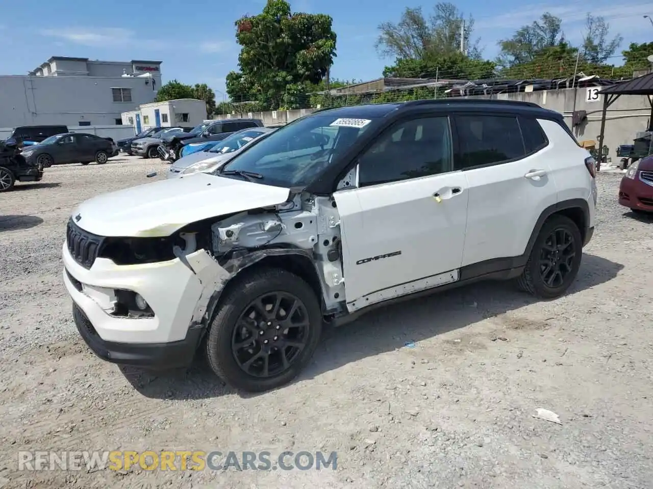 1 Photograph of a damaged car 3C4NJCBB1NT210863 JEEP COMPASS 2022