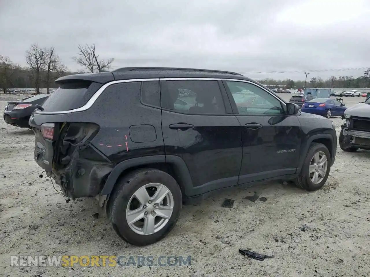 3 Photograph of a damaged car 3C4NJCBB1NT218123 JEEP COMPASS 2022
