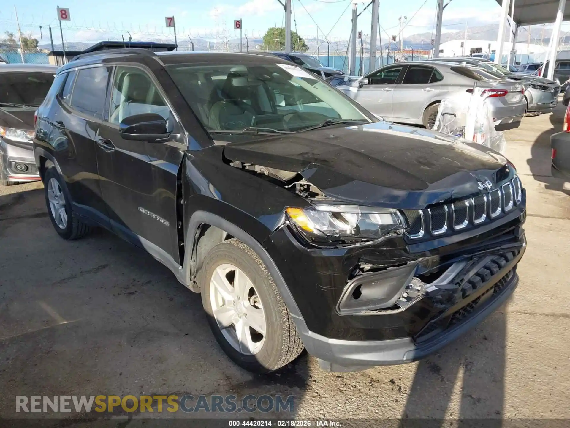 1 fotografías del automóvil dañado 3C4NJCBB3NT214252 JEEP COMPASS 2022