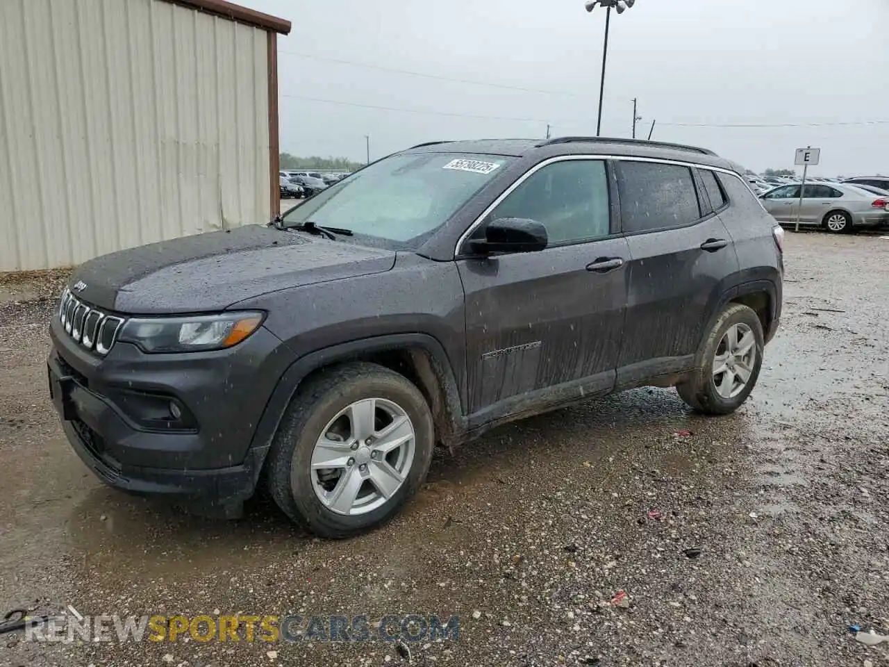 1 Photograph of a damaged car 3C4NJCBB4NT174893 JEEP COMPASS 2022