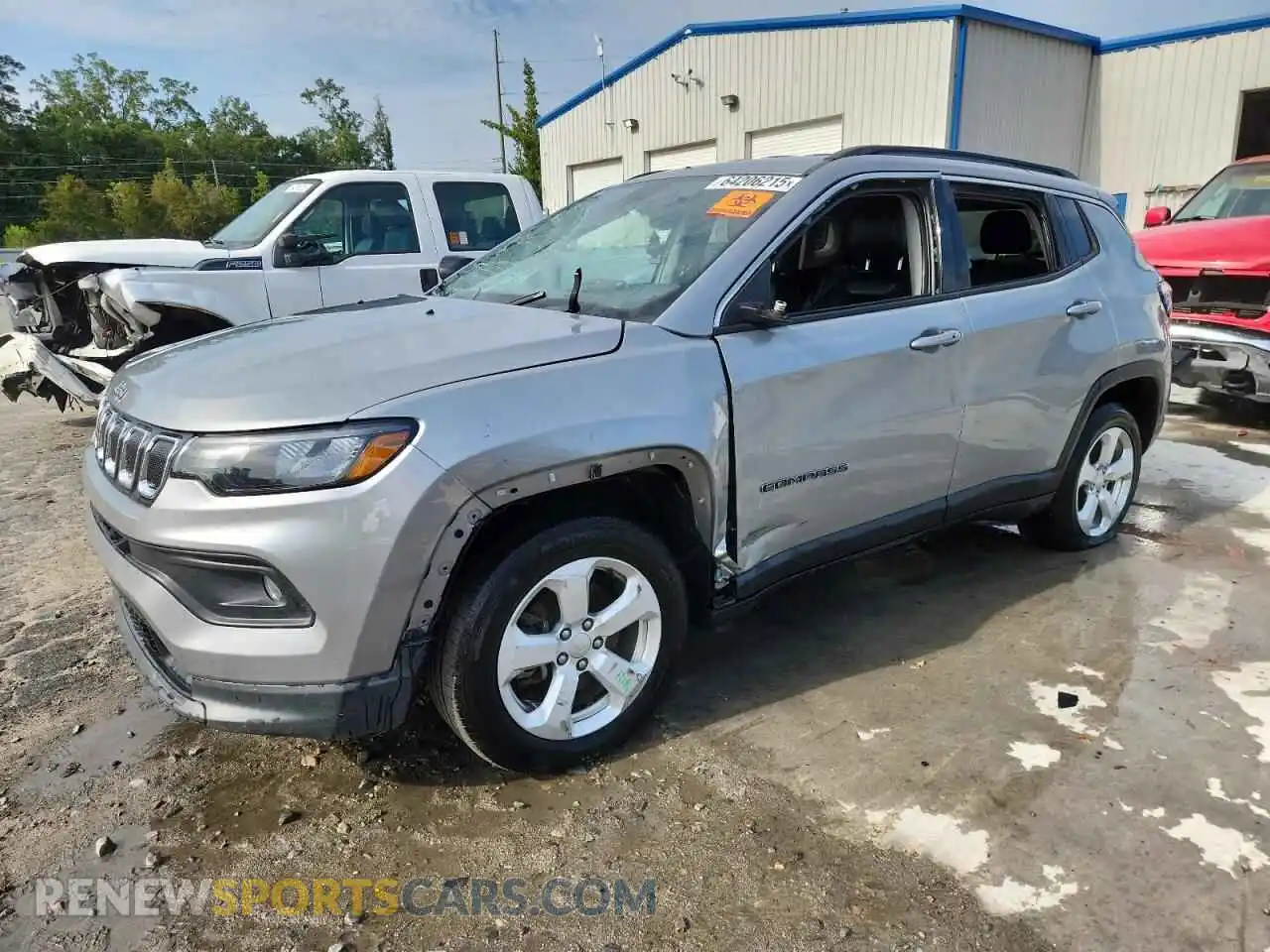 1 Photograph of a damaged car 3C4NJCBB4NT177809 JEEP COMPASS 2022