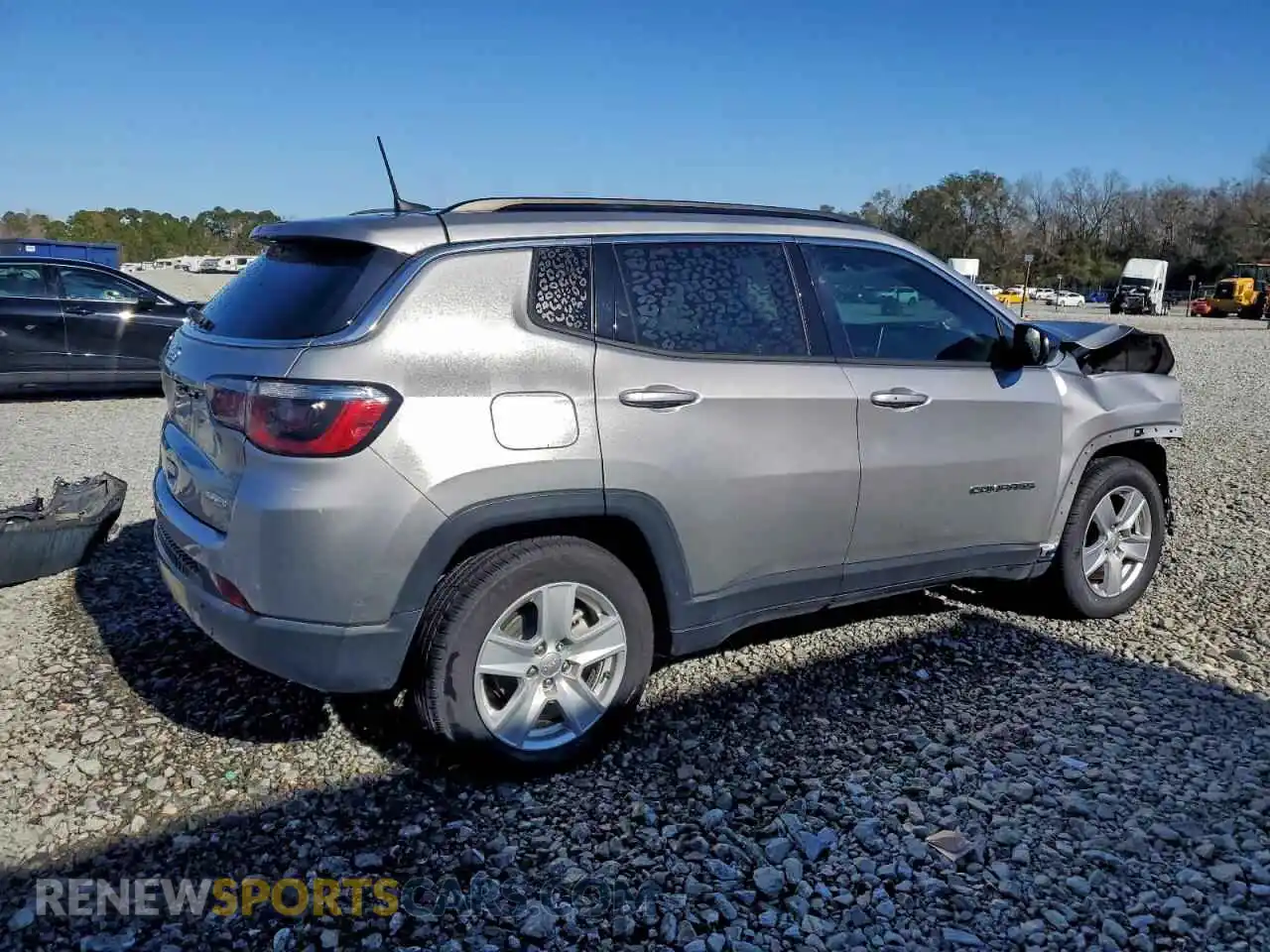 3 fotografías del automóvil dañado 3C4NJCBB5NT106604 JEEP COMPASS 2022