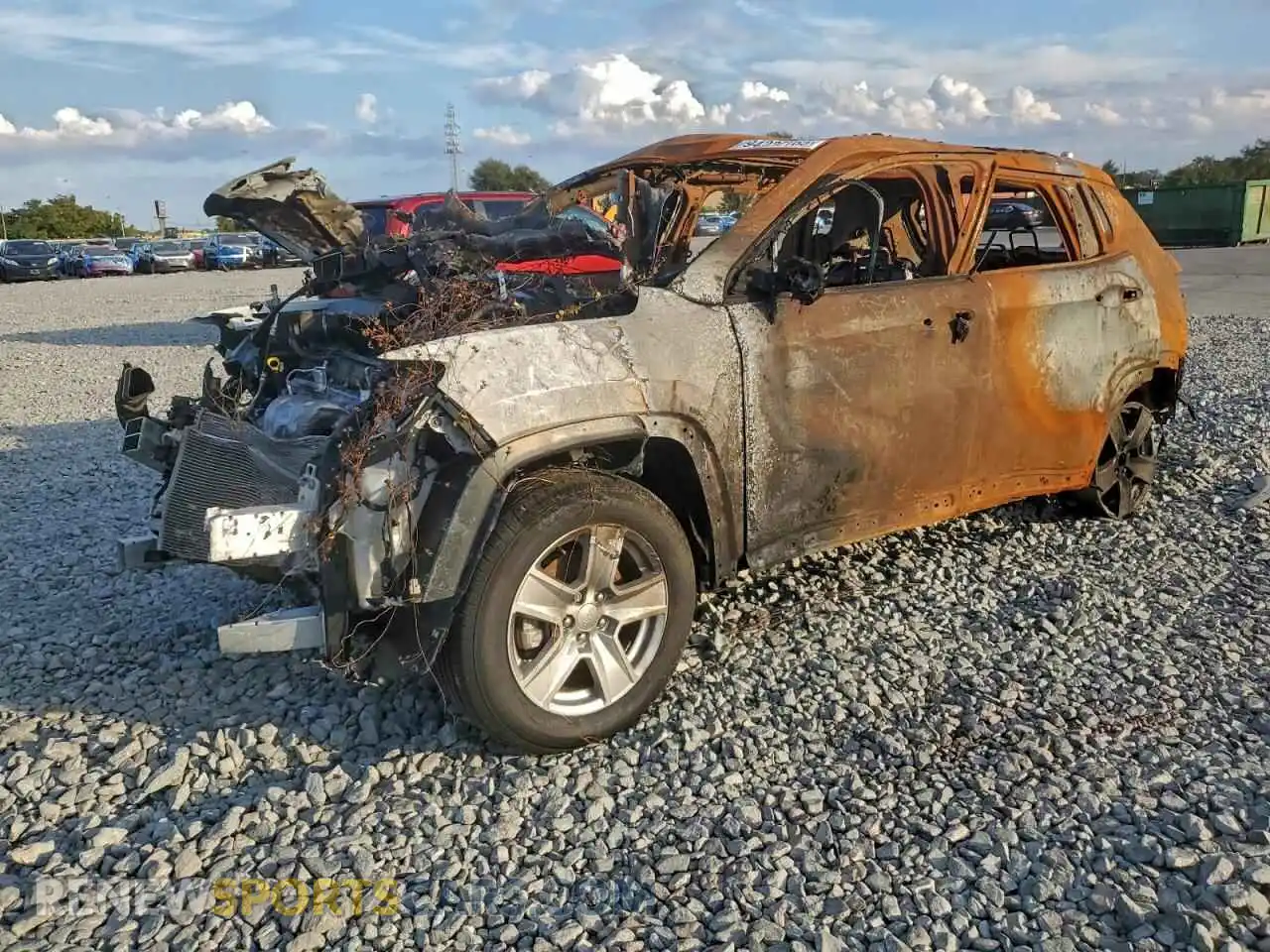 1 Photograph of a damaged car 3C4NJCBB5NT177799 JEEP COMPASS 2022
