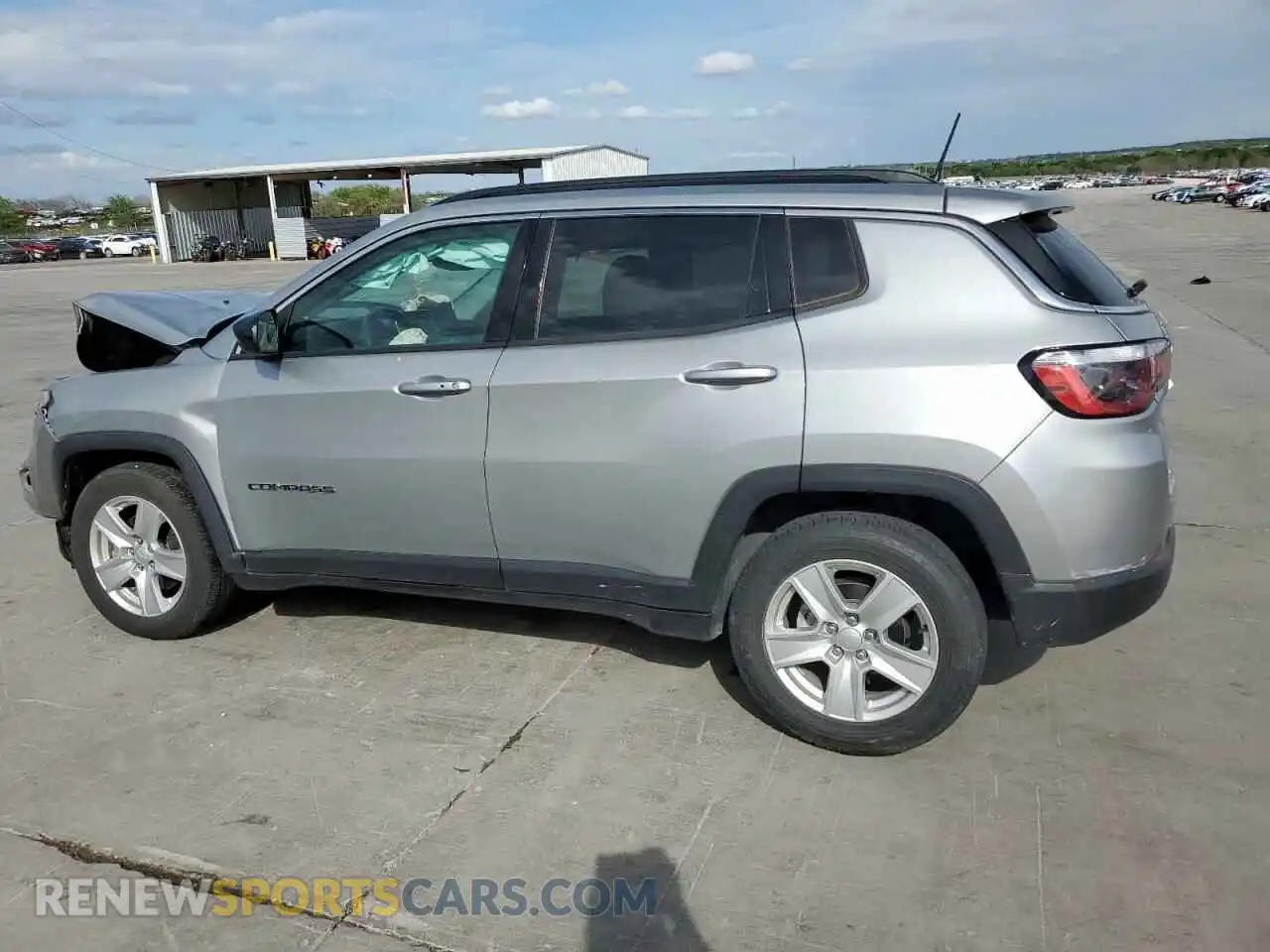 2 Photograph of a damaged car 3C4NJCBB7NT101226 JEEP COMPASS 2022