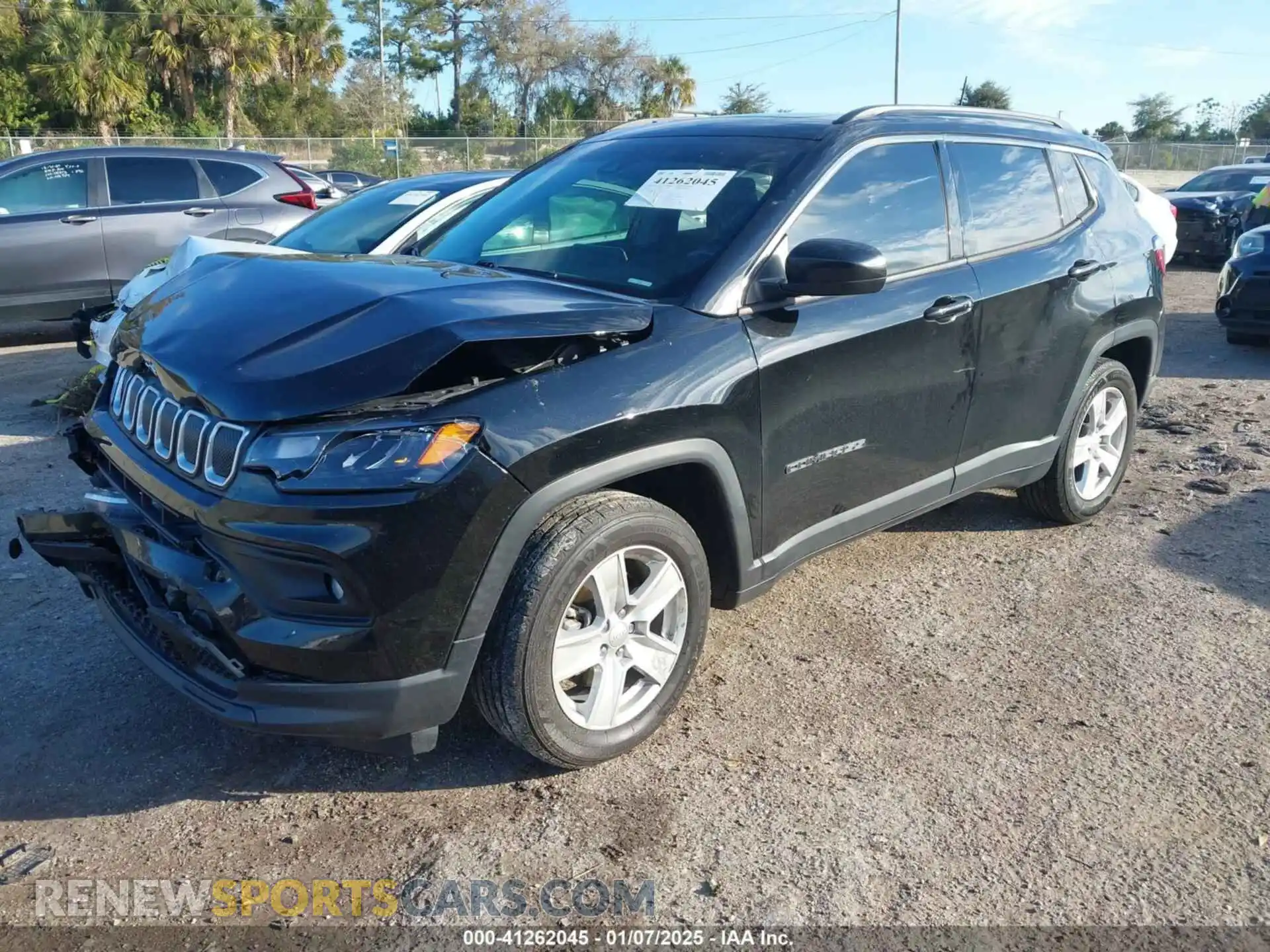 2 Photograph of a damaged car 3C4NJCBB7NT119144 JEEP COMPASS 2022