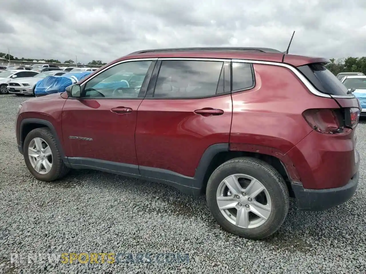 2 Photograph of a damaged car 3C4NJCBB7NT213430 JEEP COMPASS 2022