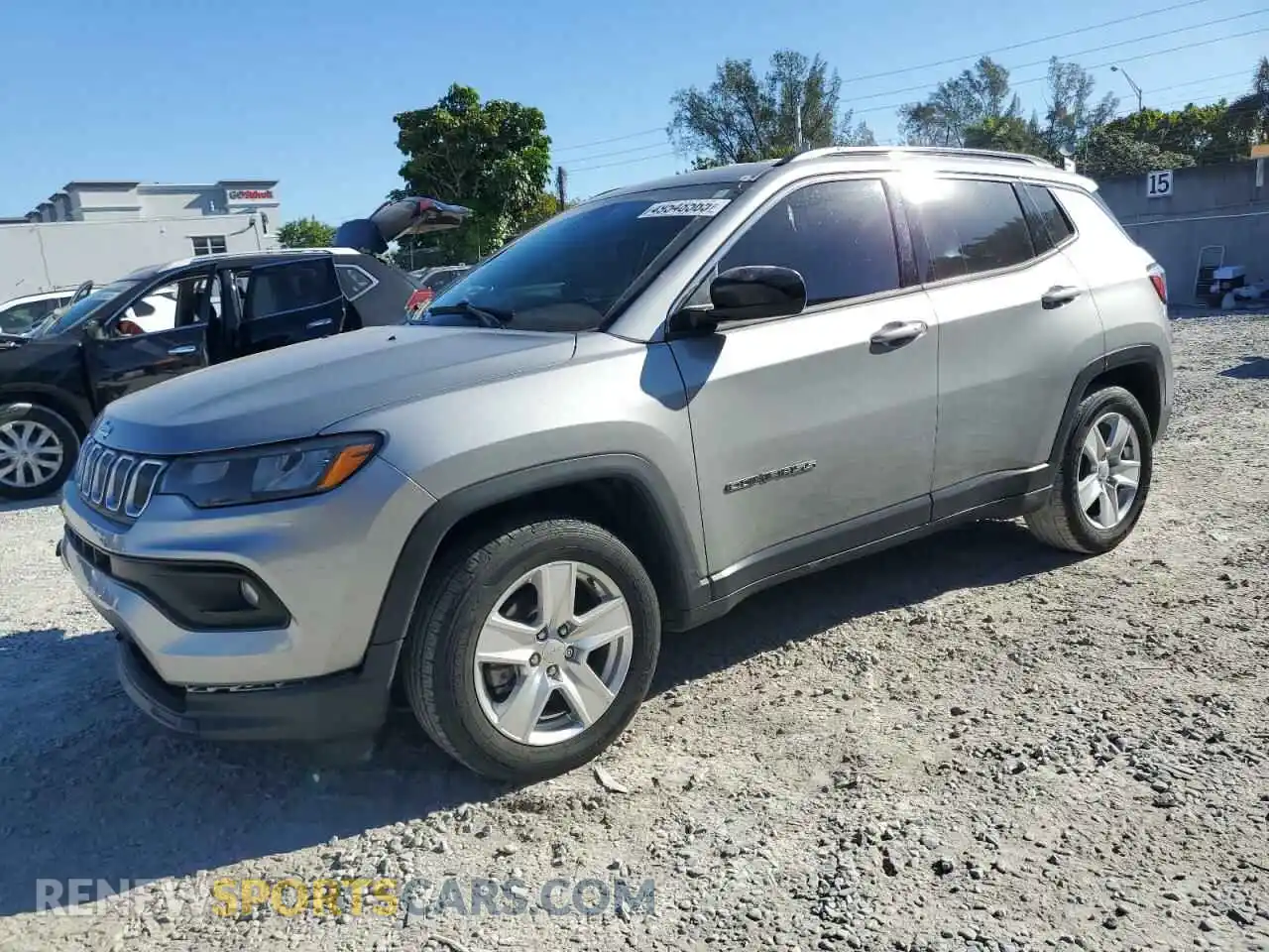 1 Photograph of a damaged car 3C4NJCBB8NT137085 JEEP COMPASS 2022
