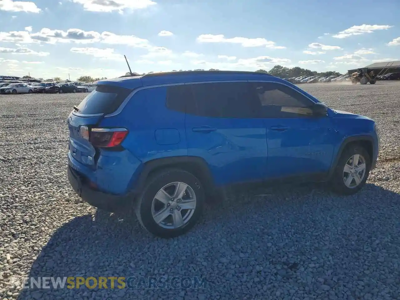 3 Photograph of a damaged car 3C4NJCBB8NT182740 JEEP COMPASS 2022