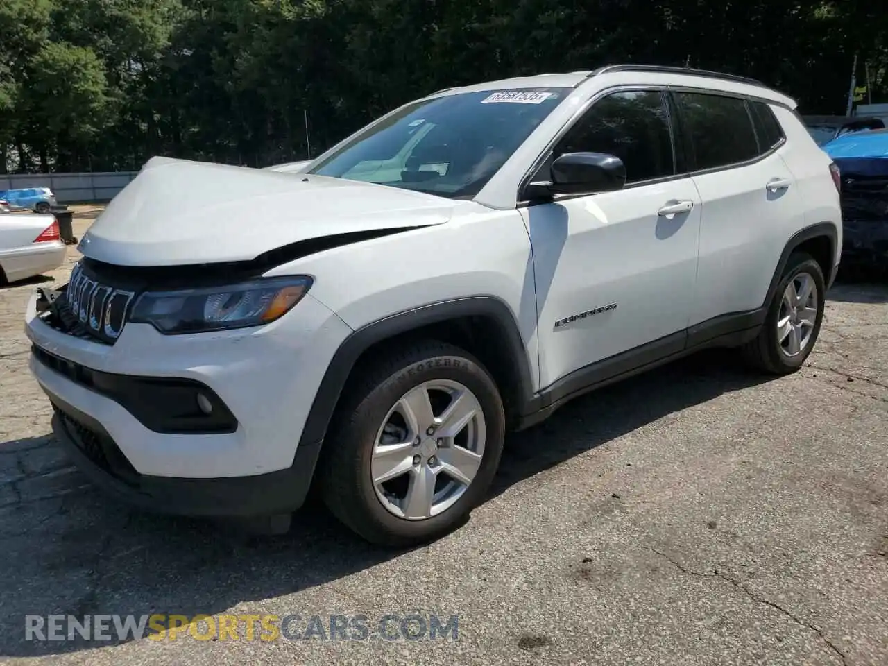 1 Photograph of a damaged car 3C4NJCBB8NT198114 JEEP COMPASS 2022