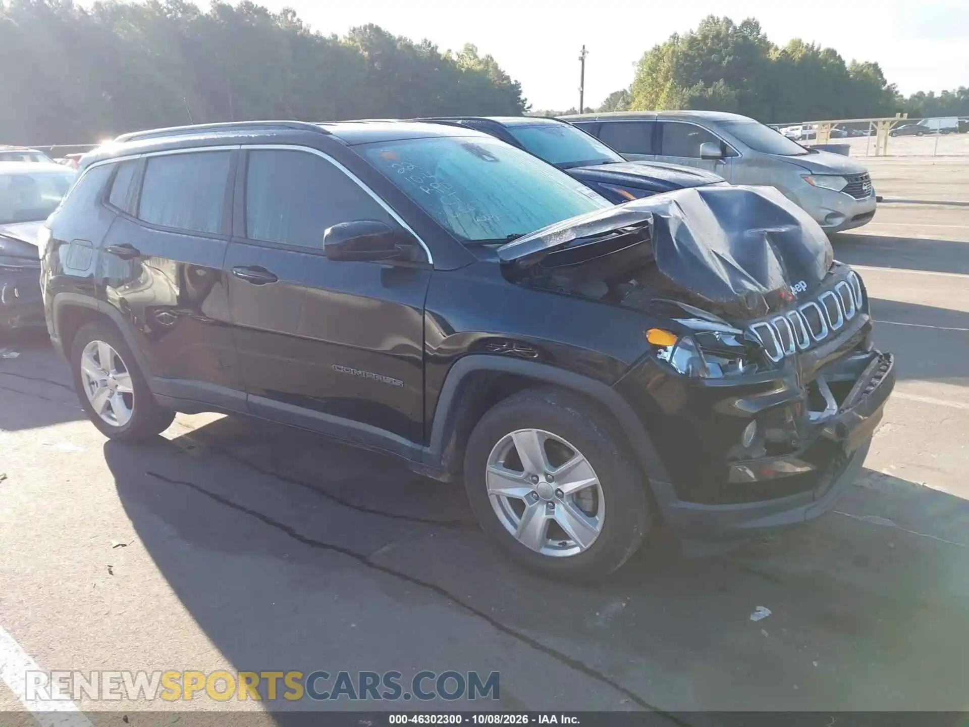 1 Photograph of a damaged car 3C4NJCBB9NT106587 JEEP COMPASS 2022