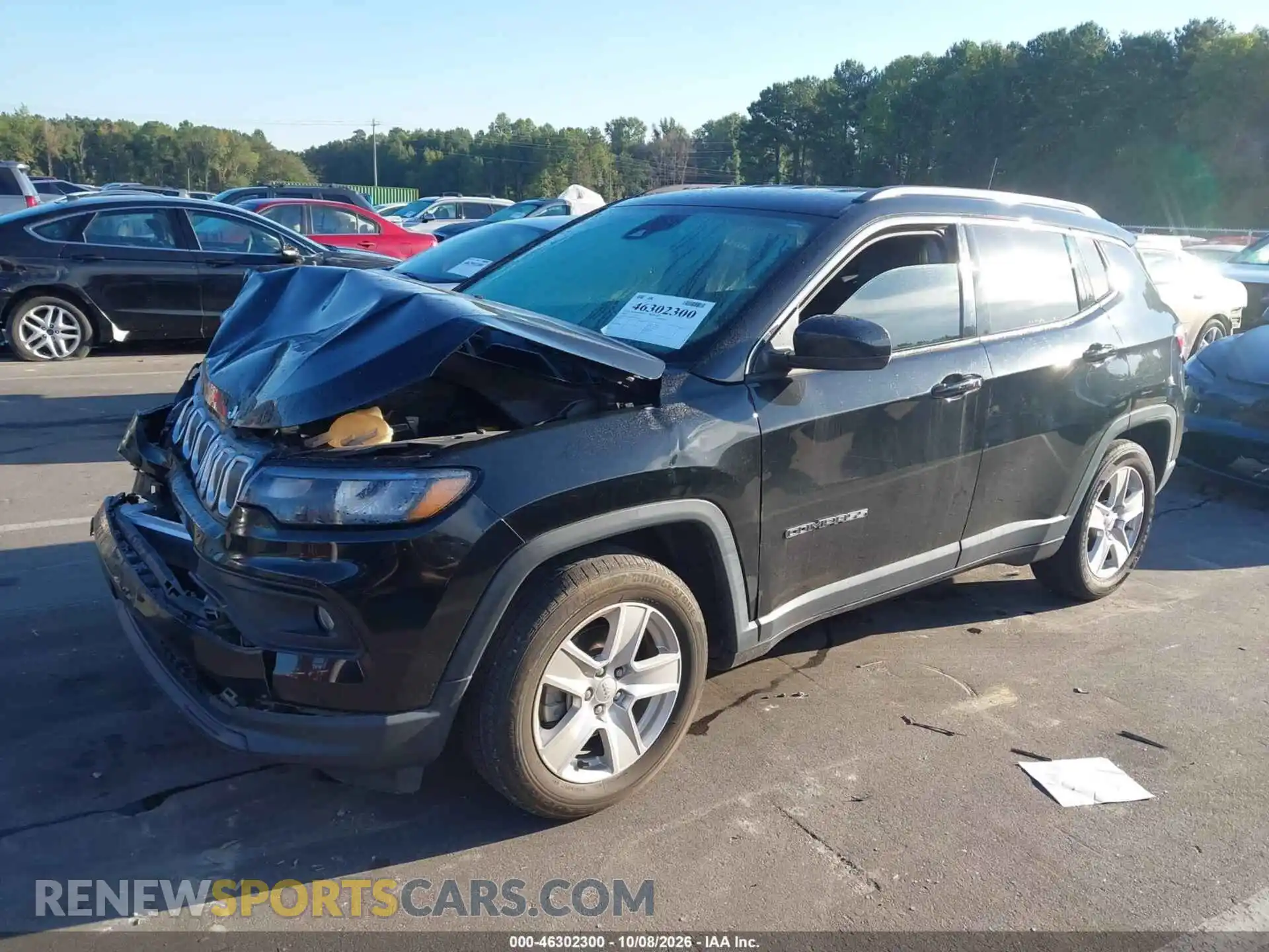 2 Photograph of a damaged car 3C4NJCBB9NT106587 JEEP COMPASS 2022
