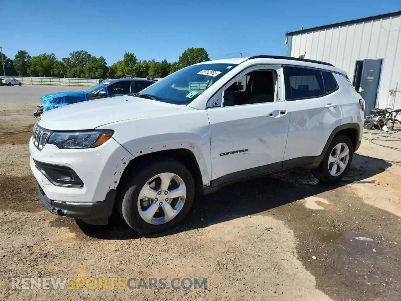 1 Photograph of a damaged car 3C4NJCBB9NT138276 JEEP COMPASS 2022