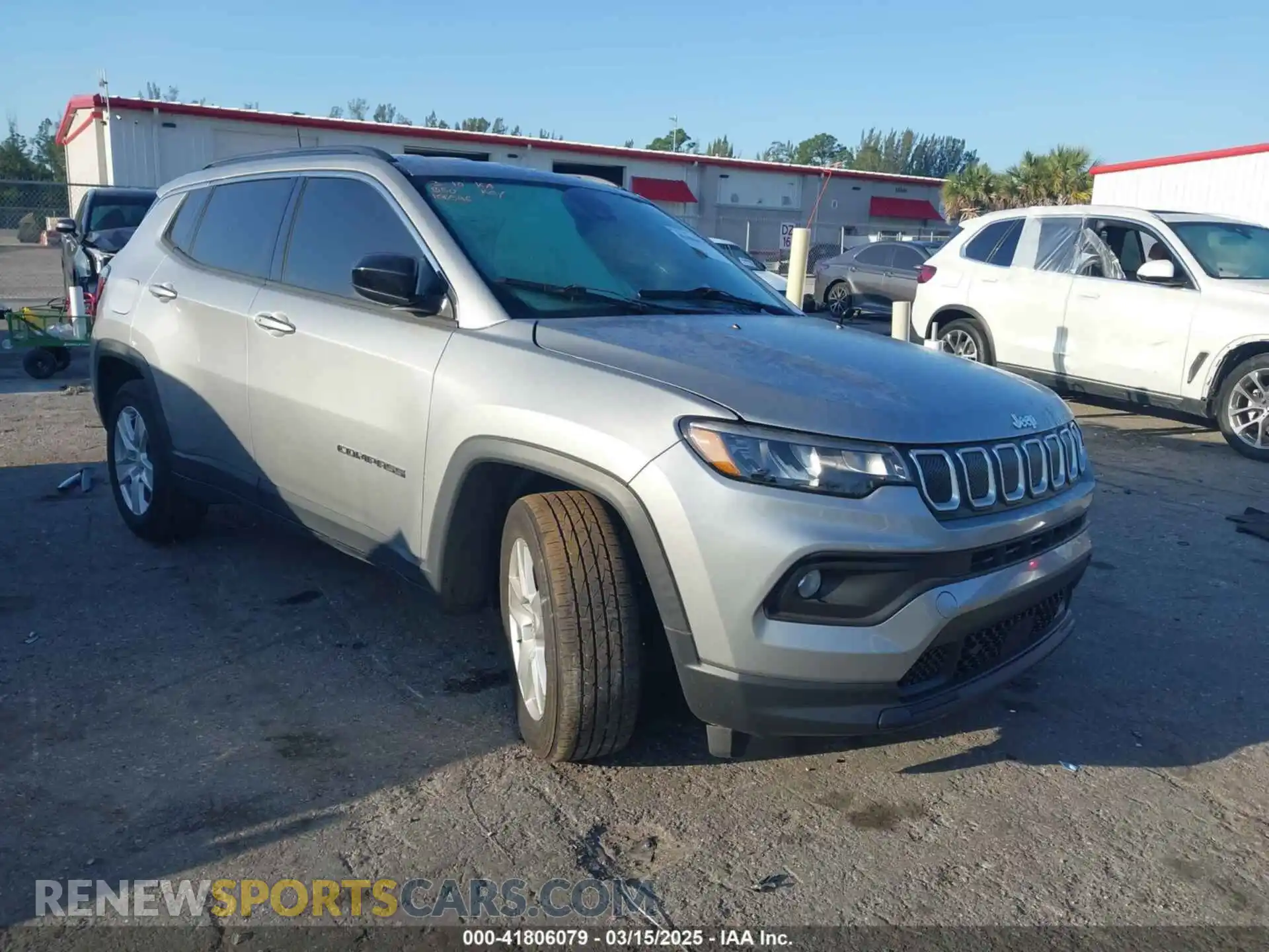 1 Photograph of a damaged car 3C4NJCBBXNT106596 JEEP COMPASS 2022