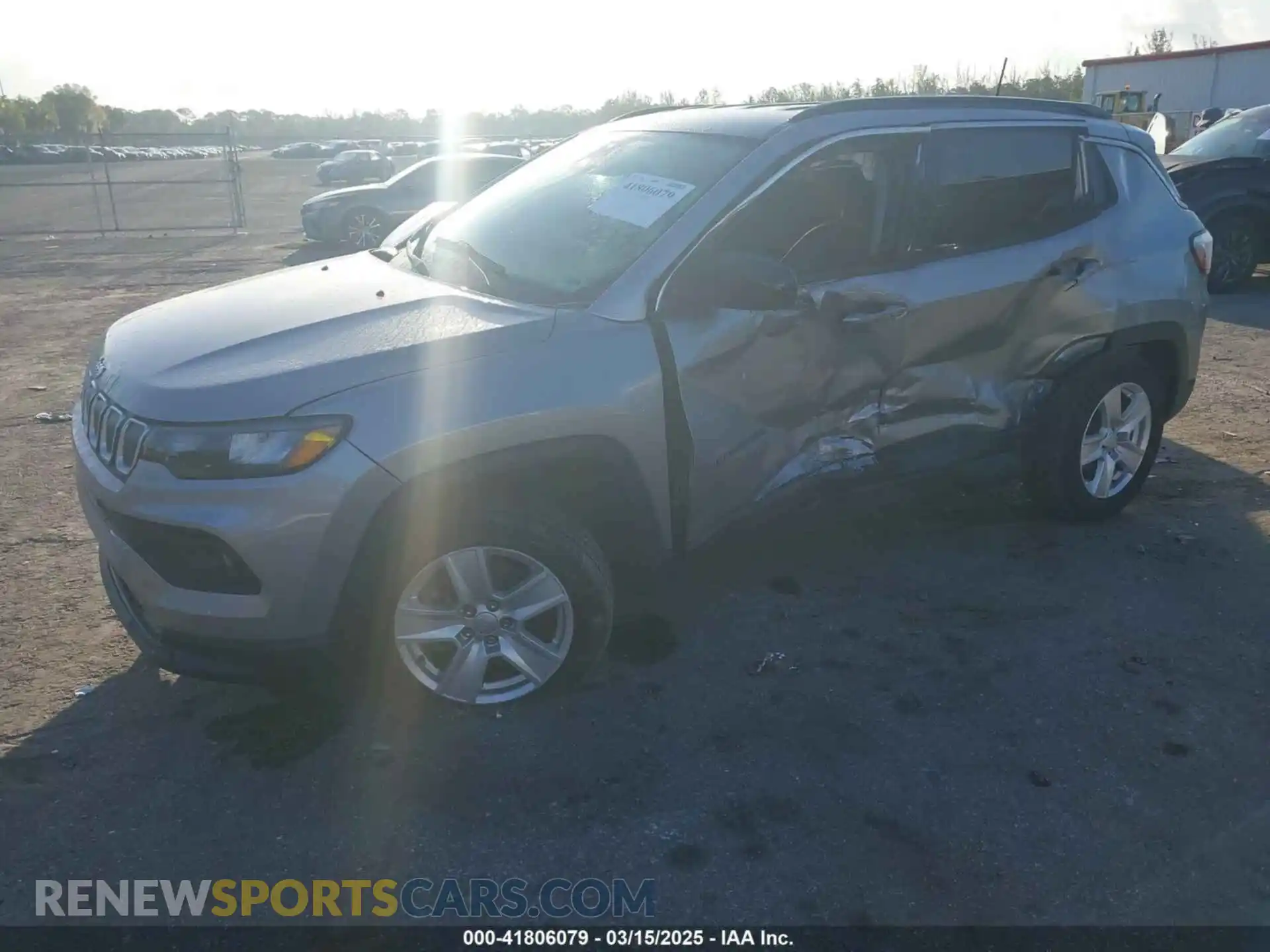 2 Photograph of a damaged car 3C4NJCBBXNT106596 JEEP COMPASS 2022