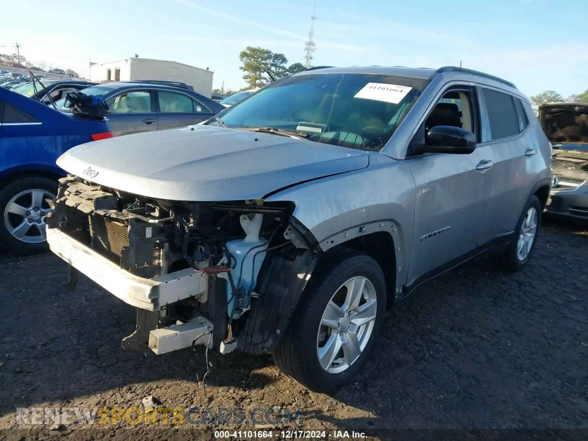 2 Photograph of a damaged car 3C4NJCBBXNT149268 JEEP COMPASS 2022