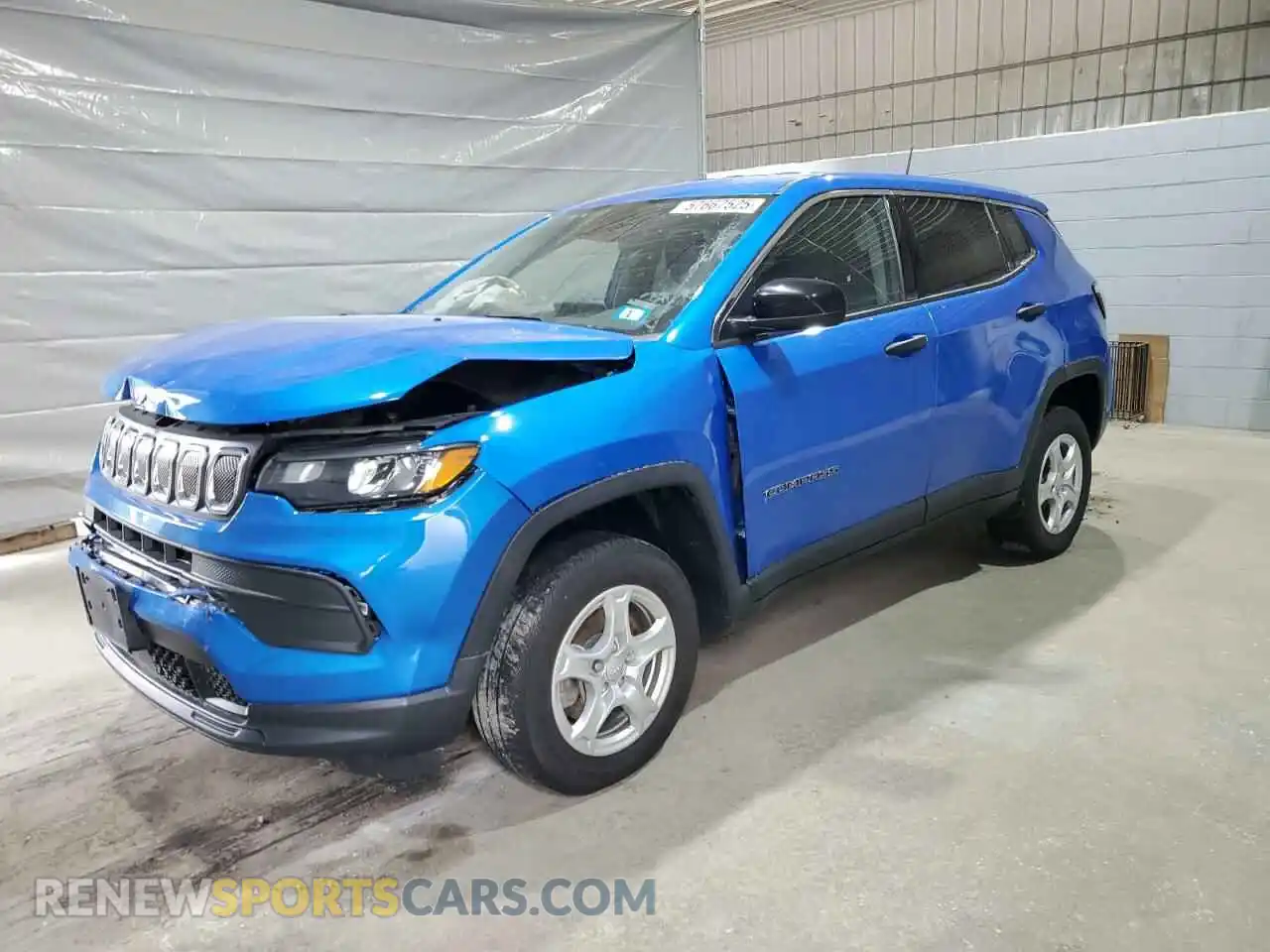 1 Фотография поврежденного автомобиля 3C4NJDAB0NT221070 JEEP COMPASS 2022