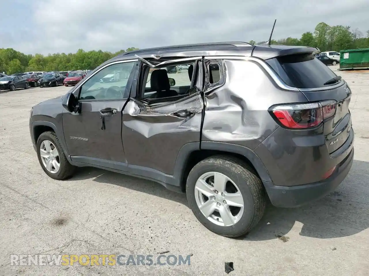 2 Photograph of a damaged car 3C4NJDBB0NT119783 JEEP COMPASS 2022