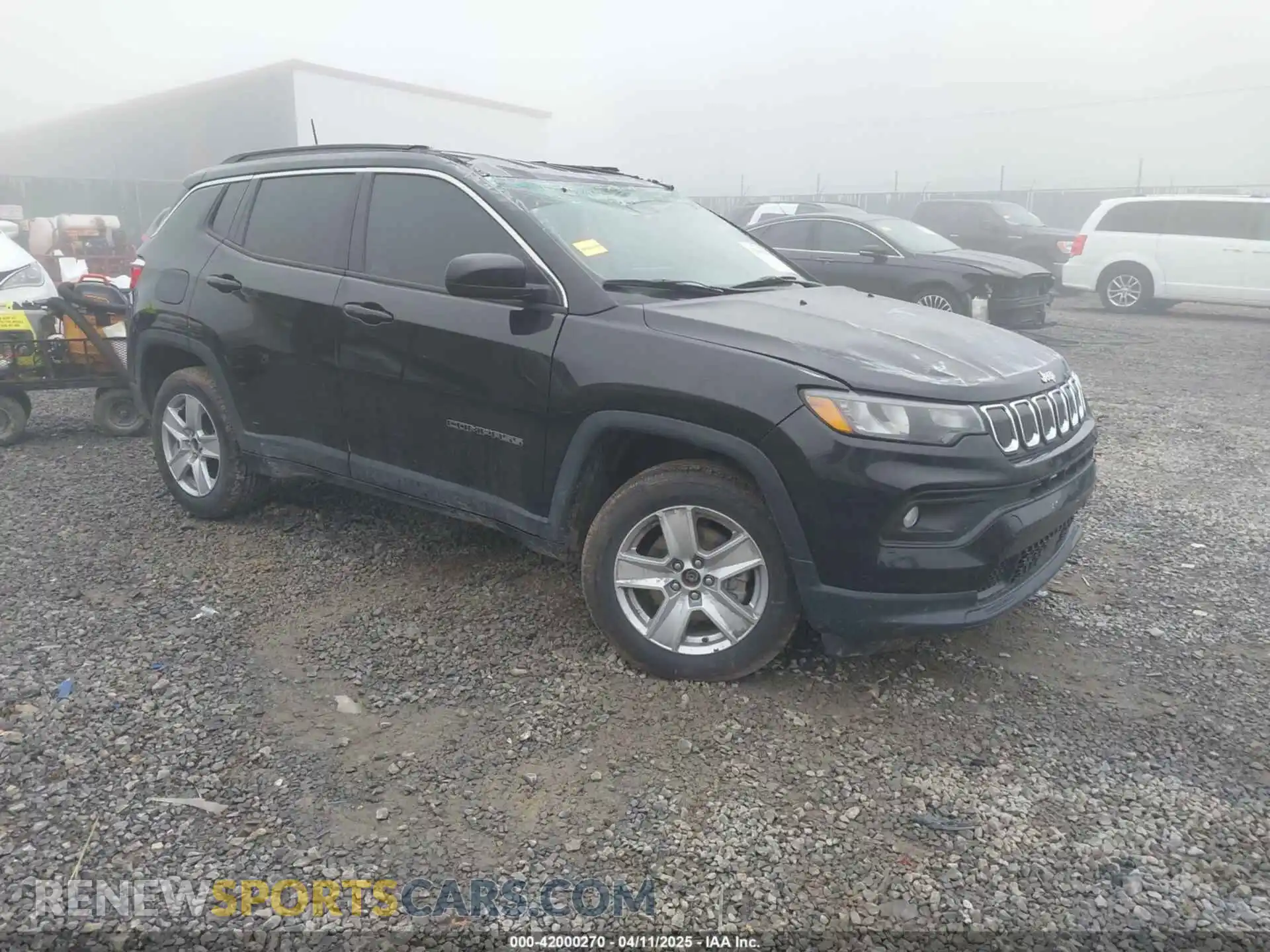 1 Photograph of a damaged car 3C4NJDBB1NT216183 JEEP COMPASS 2022