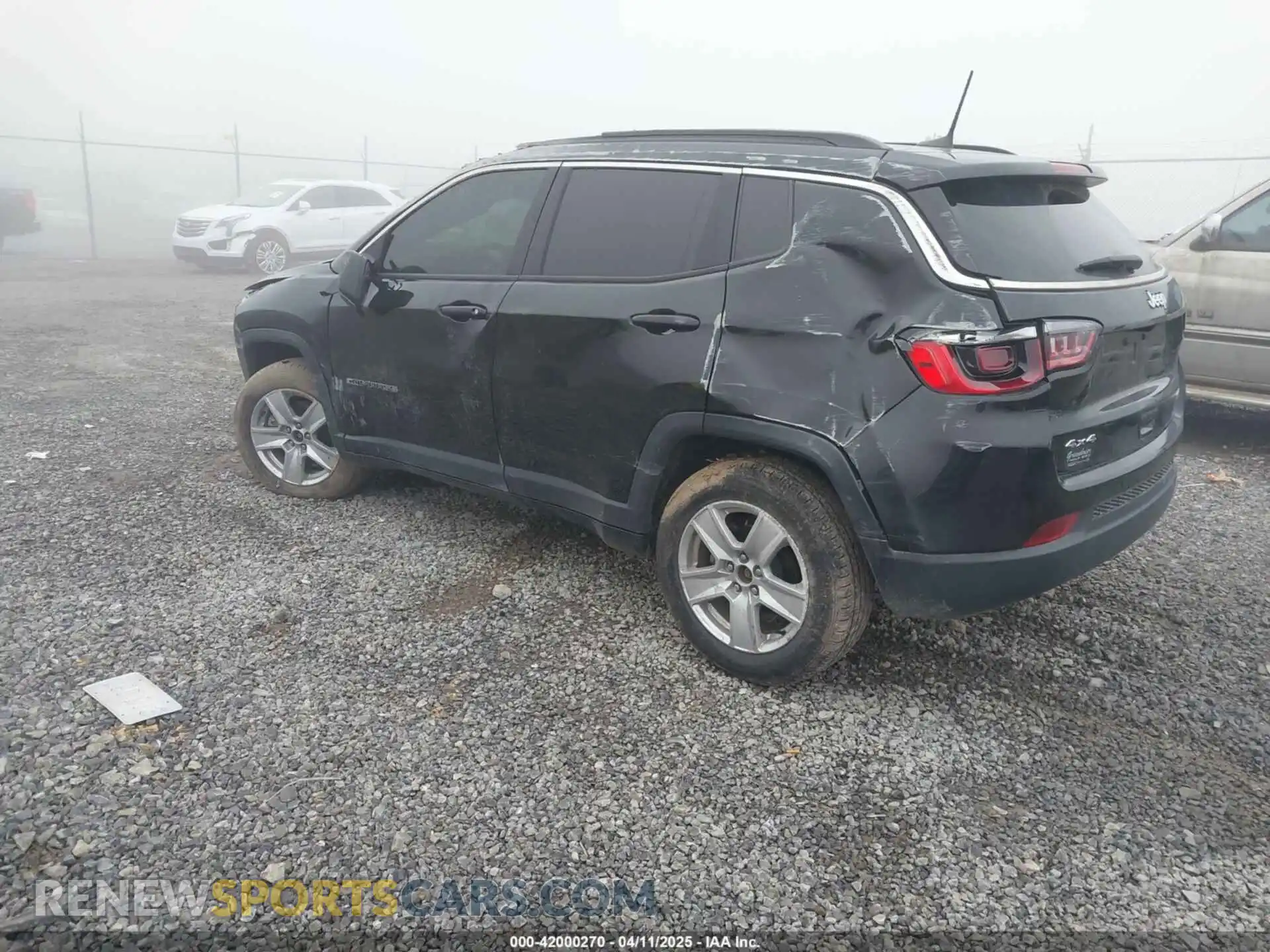 3 Photograph of a damaged car 3C4NJDBB1NT216183 JEEP COMPASS 2022