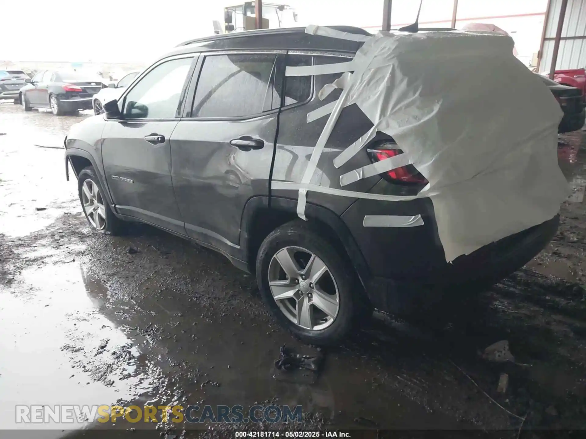 3 fotografías del automóvil dañado 3C4NJDBB1NT223599 JEEP COMPASS 2022