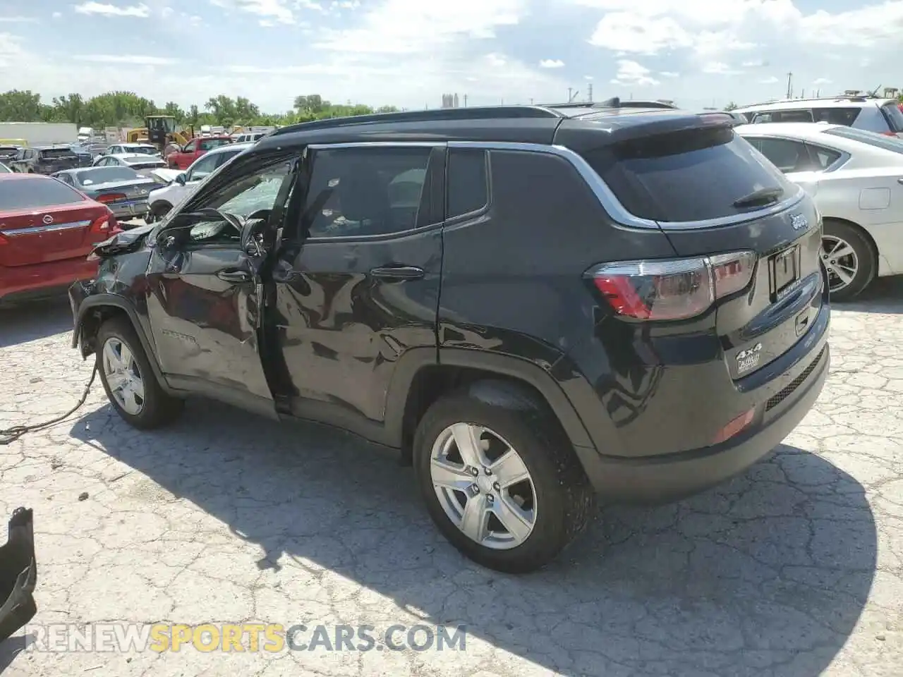 2 Photograph of a damaged car 3C4NJDBB2NT113273 JEEP COMPASS 2022