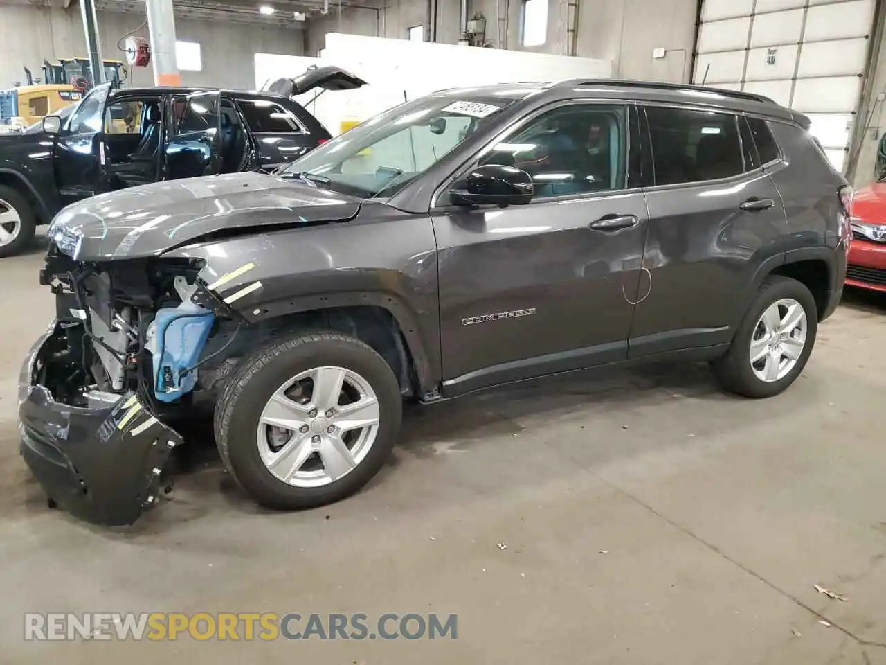1 Photograph of a damaged car 3C4NJDBB2NT155247 JEEP COMPASS 2022