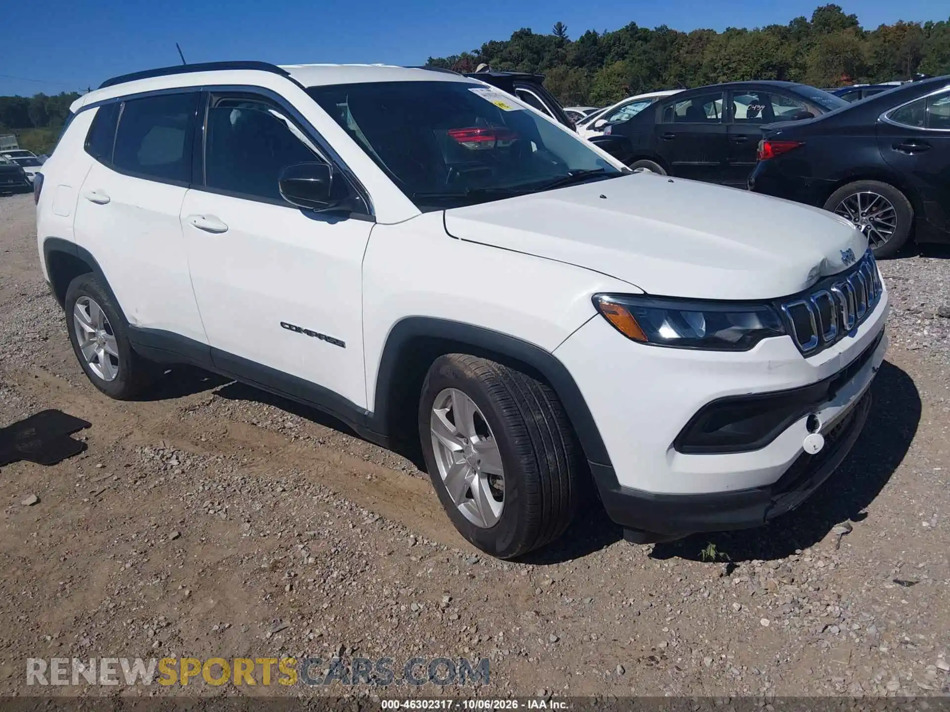 1 Photograph of a damaged car 3C4NJDBB2NT170718 JEEP COMPASS 2022