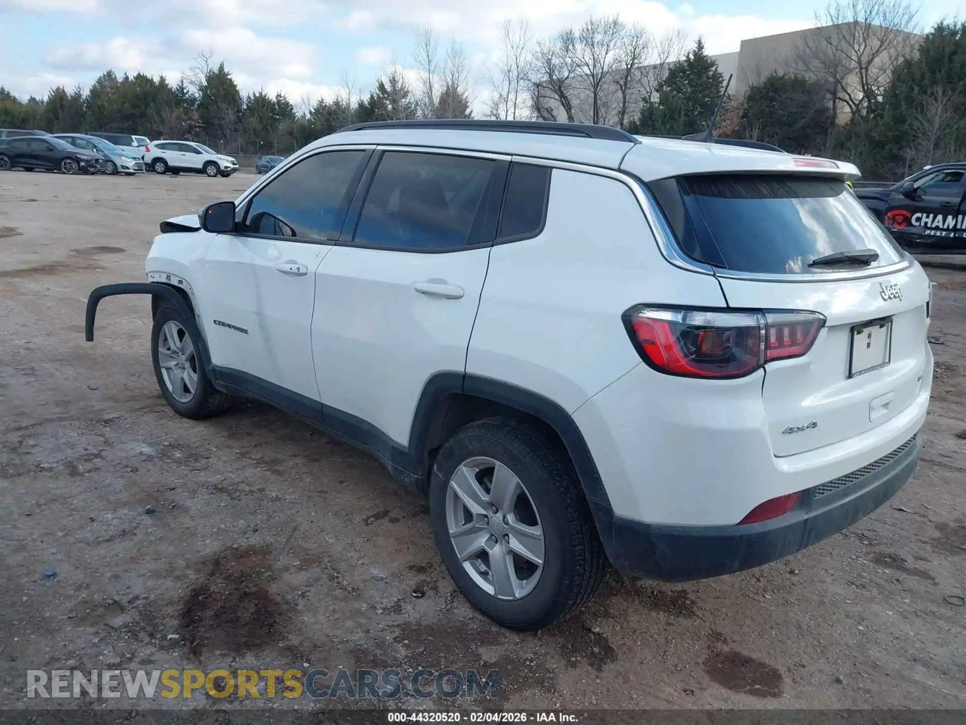 3 fotografías del automóvil dañado 3C4NJDBB2NT206553 JEEP COMPASS 2022