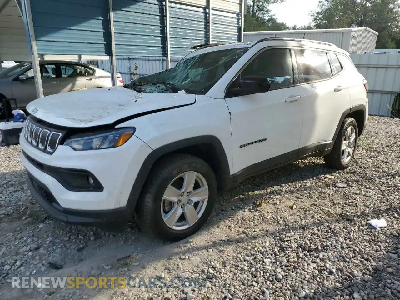 1 Photograph of a damaged car 3C4NJDBB2NT207685 JEEP COMPASS 2022