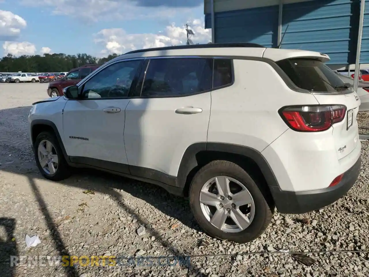 2 Photograph of a damaged car 3C4NJDBB2NT207685 JEEP COMPASS 2022