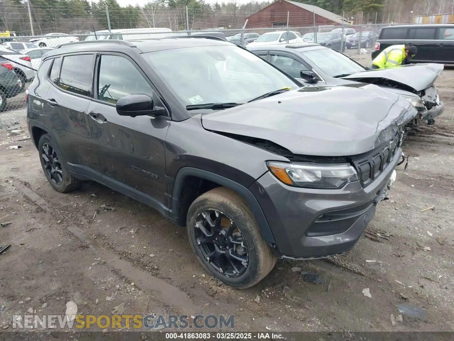 1 Photograph of a damaged car 3C4NJDBB2NT208884 JEEP COMPASS 2022