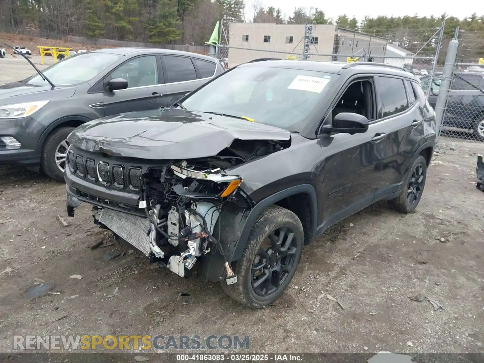 2 Photograph of a damaged car 3C4NJDBB2NT208884 JEEP COMPASS 2022
