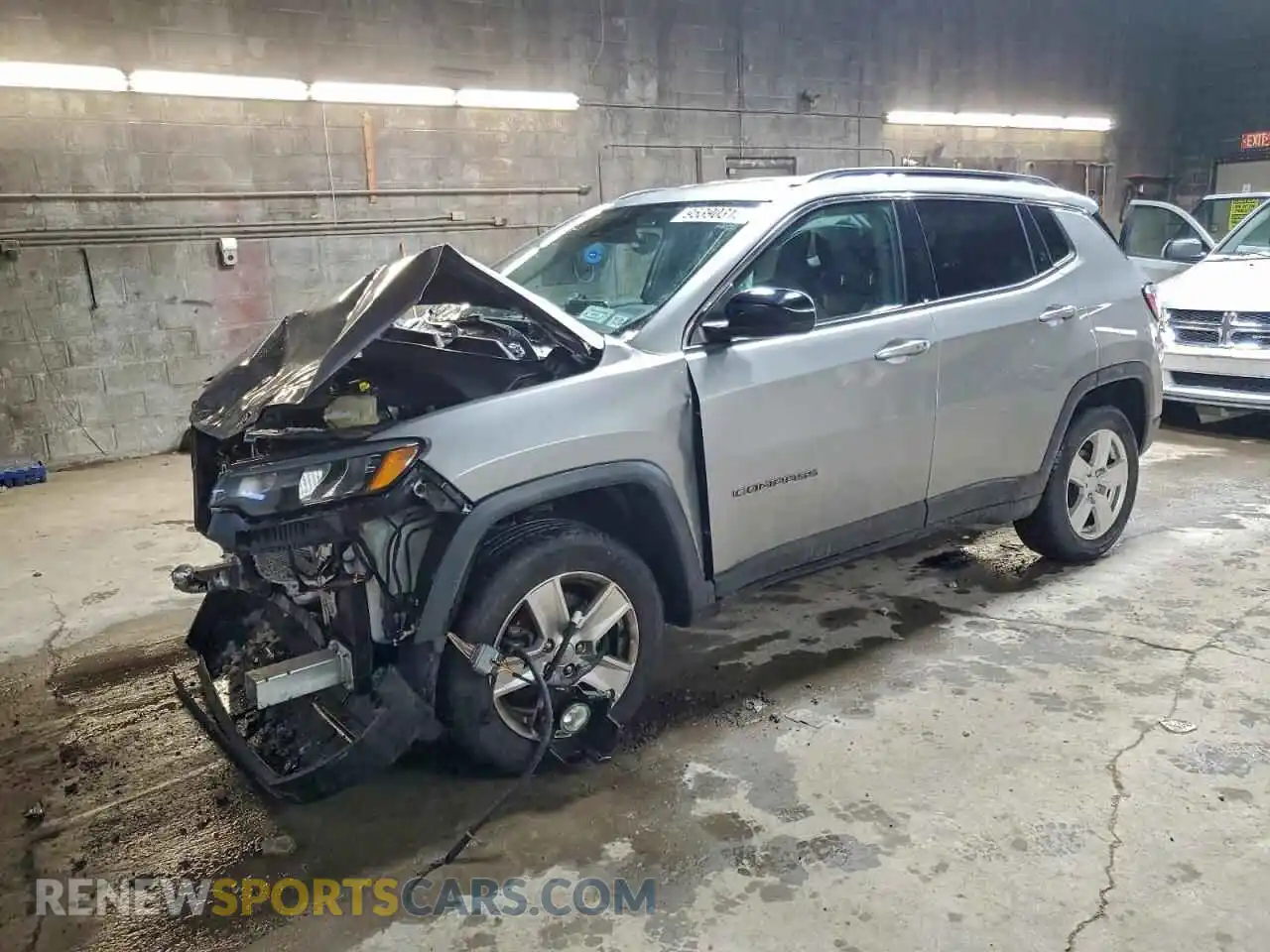 1 Photograph of a damaged car 3C4NJDBB3NT152275 JEEP COMPASS 2022