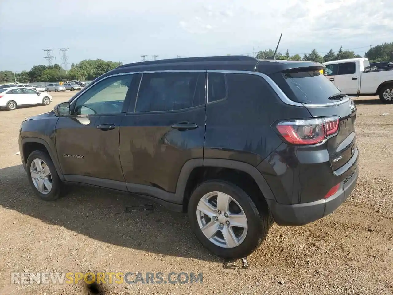 2 Photograph of a damaged car 3C4NJDBB4NT231549 JEEP COMPASS 2022