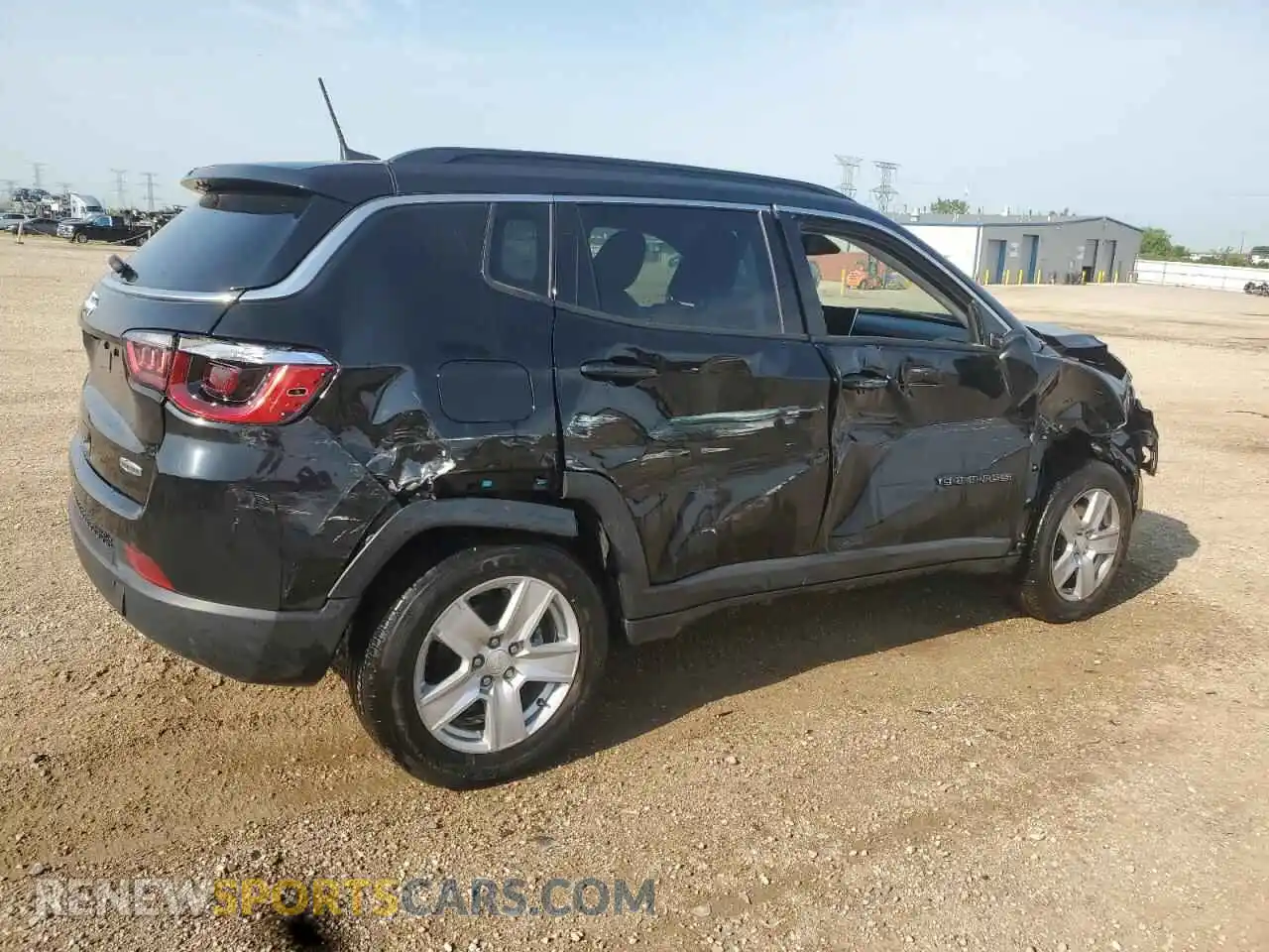 3 Photograph of a damaged car 3C4NJDBB4NT231549 JEEP COMPASS 2022