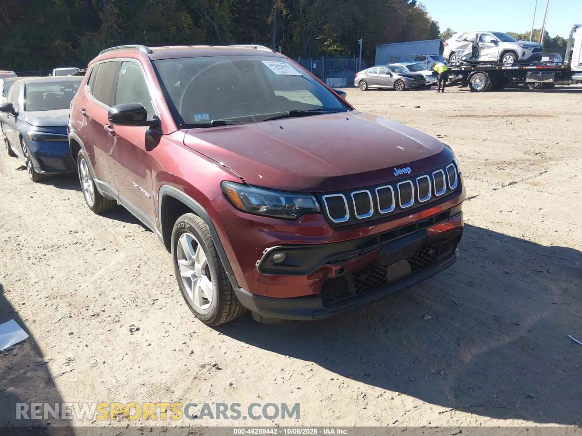 1 Фотография поврежденного автомобиля 3C4NJDBB5NT132674 JEEP COMPASS 2022