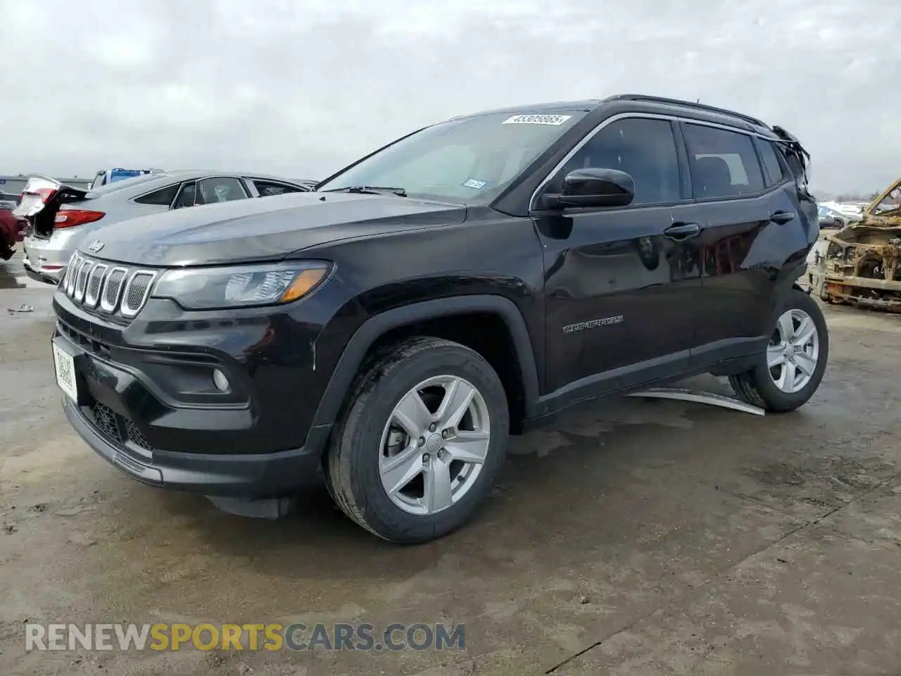 1 Photograph of a damaged car 3C4NJDBB5NT152228 JEEP COMPASS 2022