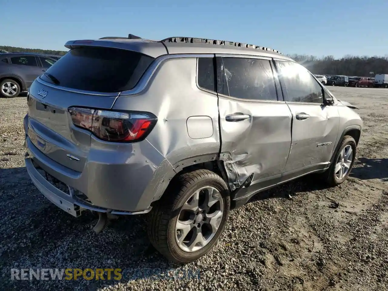 3 Photograph of a damaged car 3C4NJDBB5NT216221 JEEP COMPASS 2022