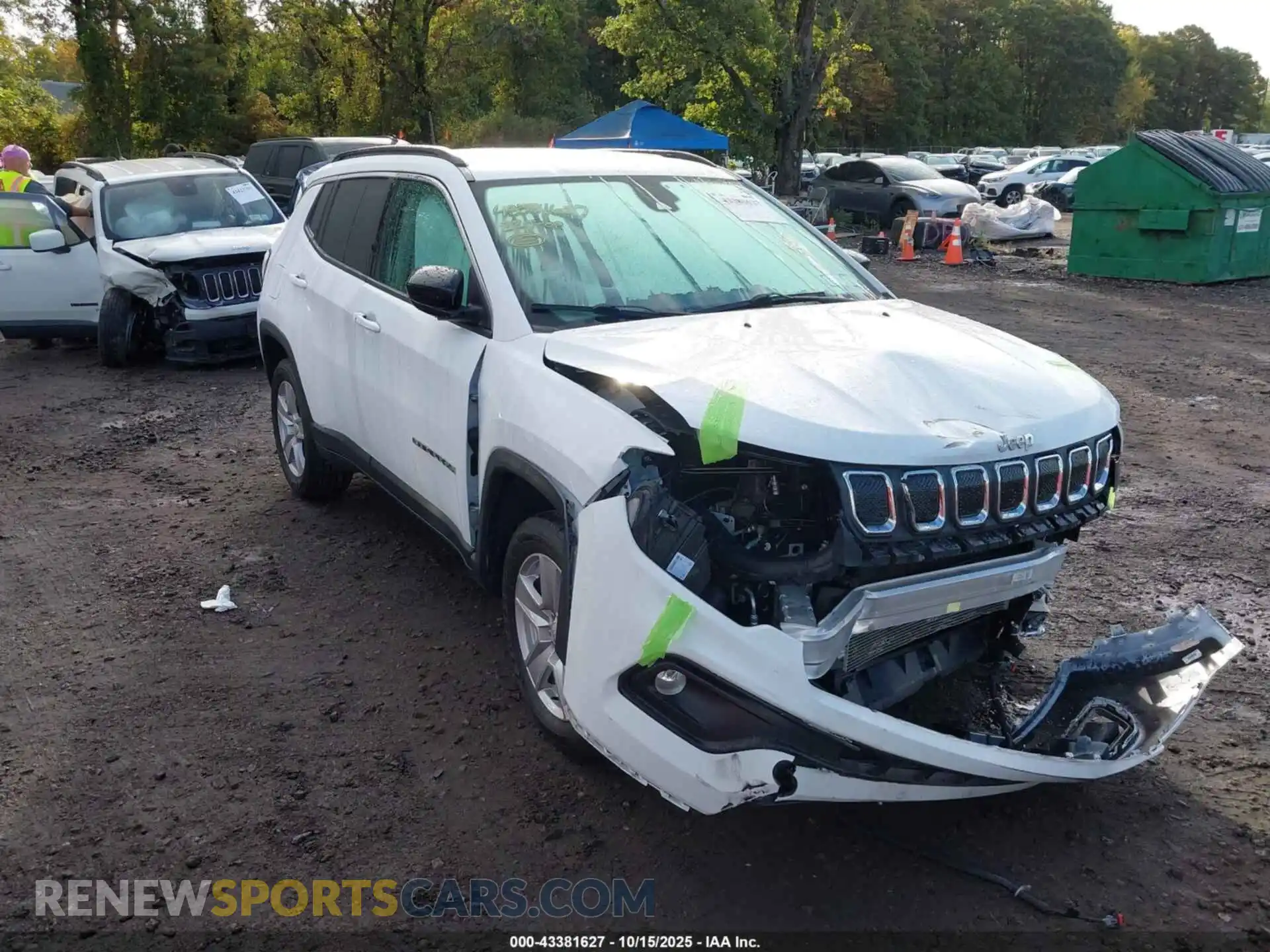 1 fotografías del automóvil dañado 3C4NJDBB6NT230743 JEEP COMPASS 2022