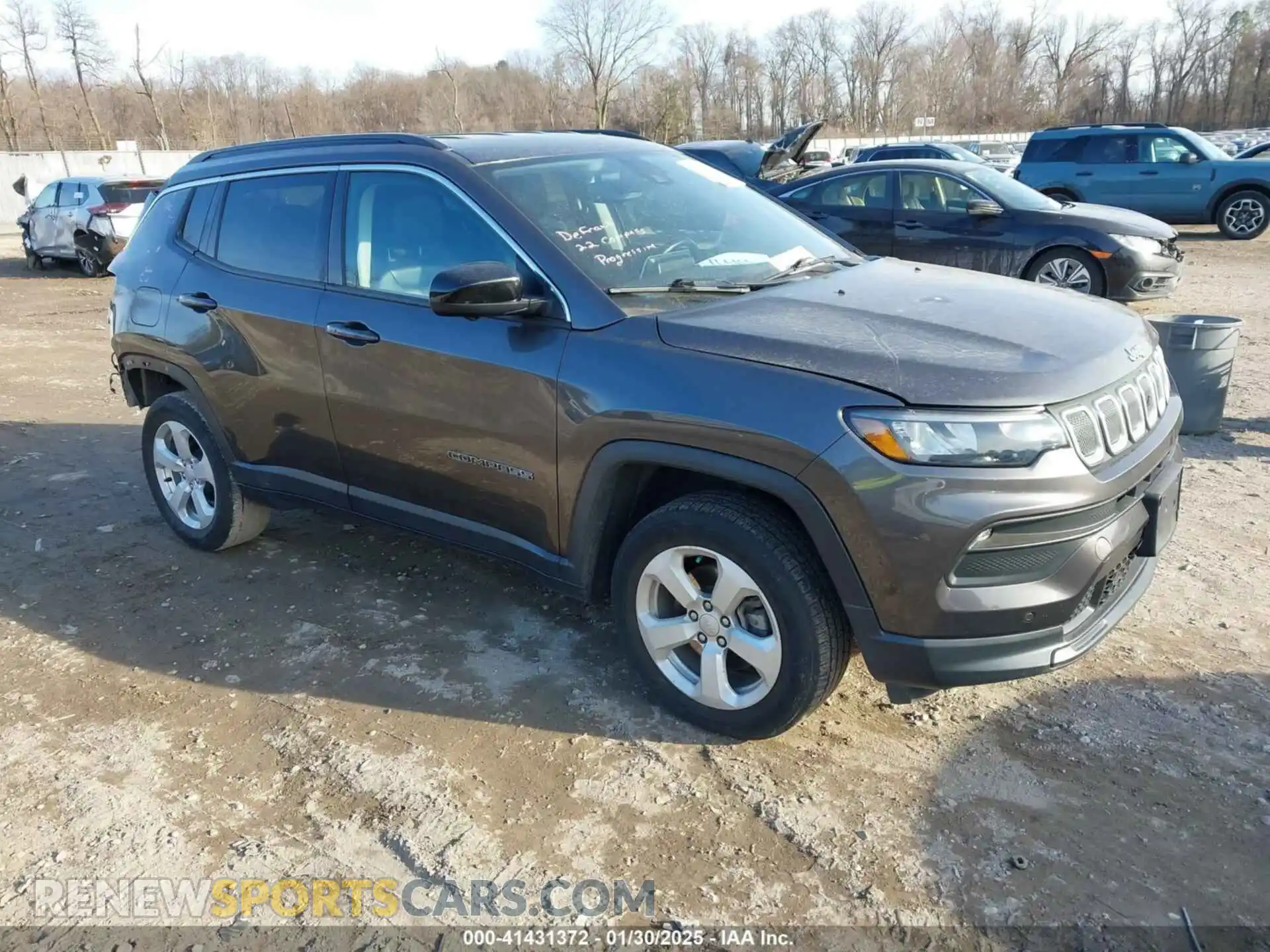 1 Photograph of a damaged car 3C4NJDBB7NT123913 JEEP COMPASS 2022