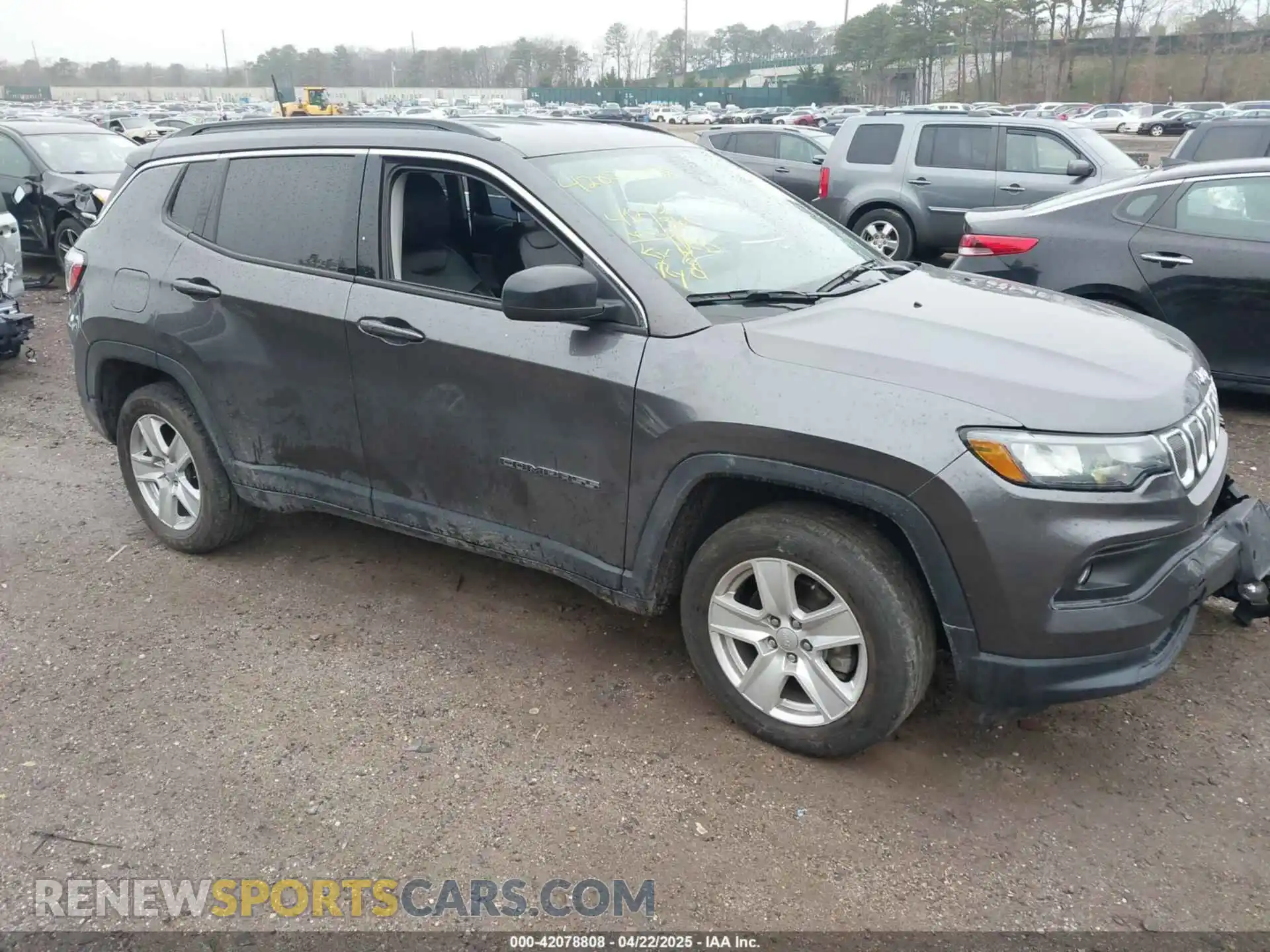 1 Photograph of a damaged car 3C4NJDBB7NT144275 JEEP COMPASS 2022
